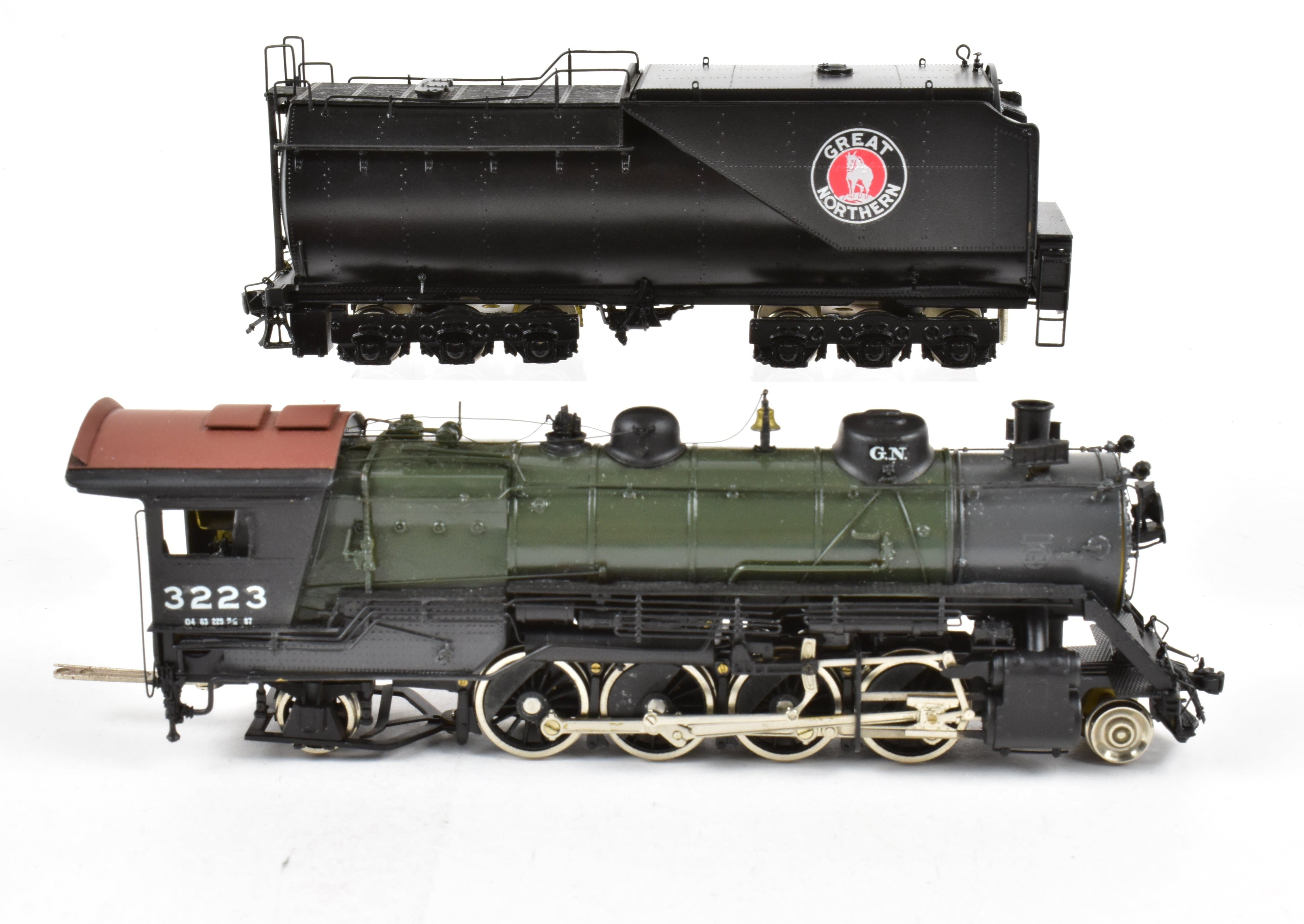 HO Scale Brass Sunset Models Great Northern 2-8-2 Class O-4 Custom Painted Model Train