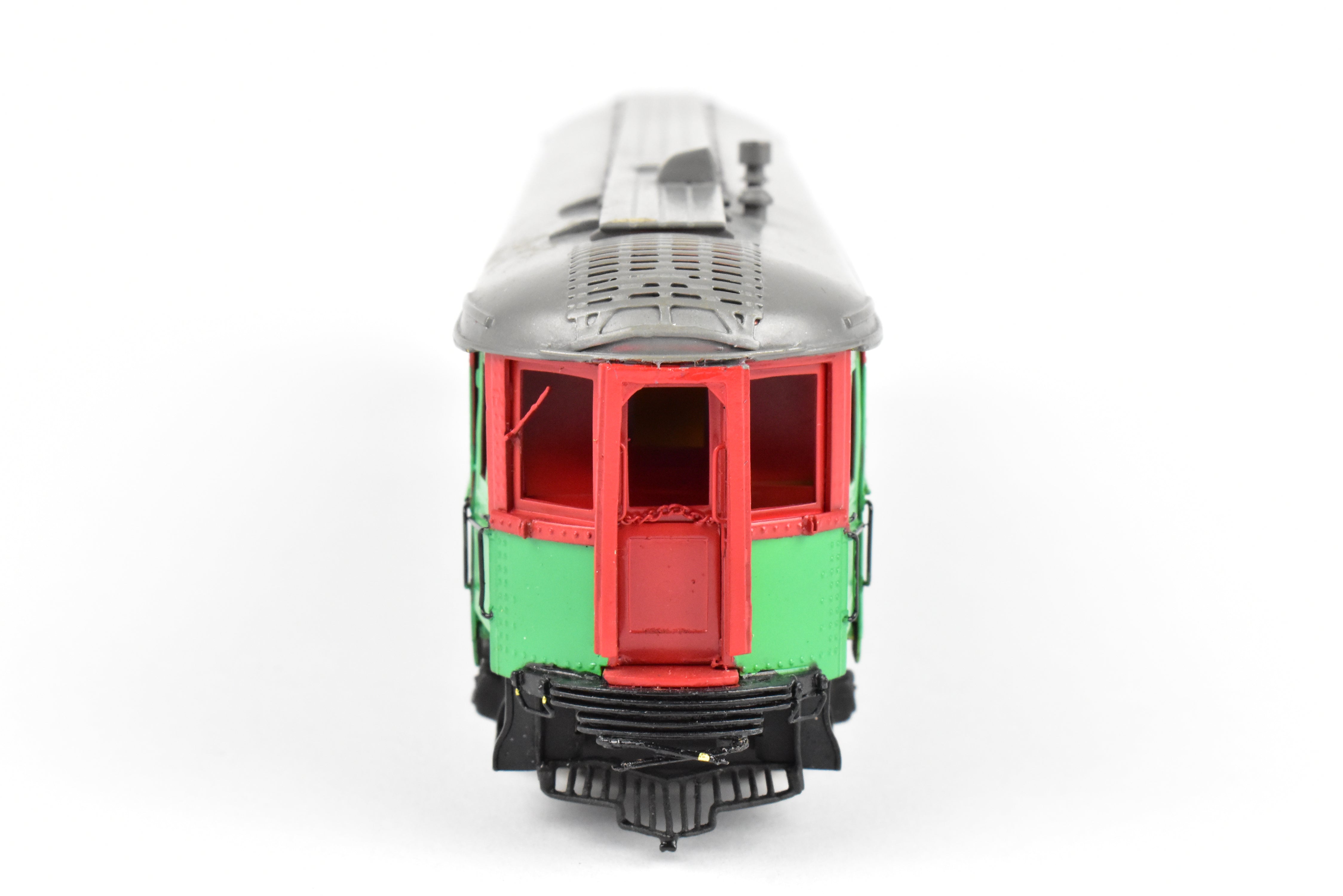 HO Brass Nickel-Plated North Shore Line Tavern Lounge Car No. 415 Factory Painted
