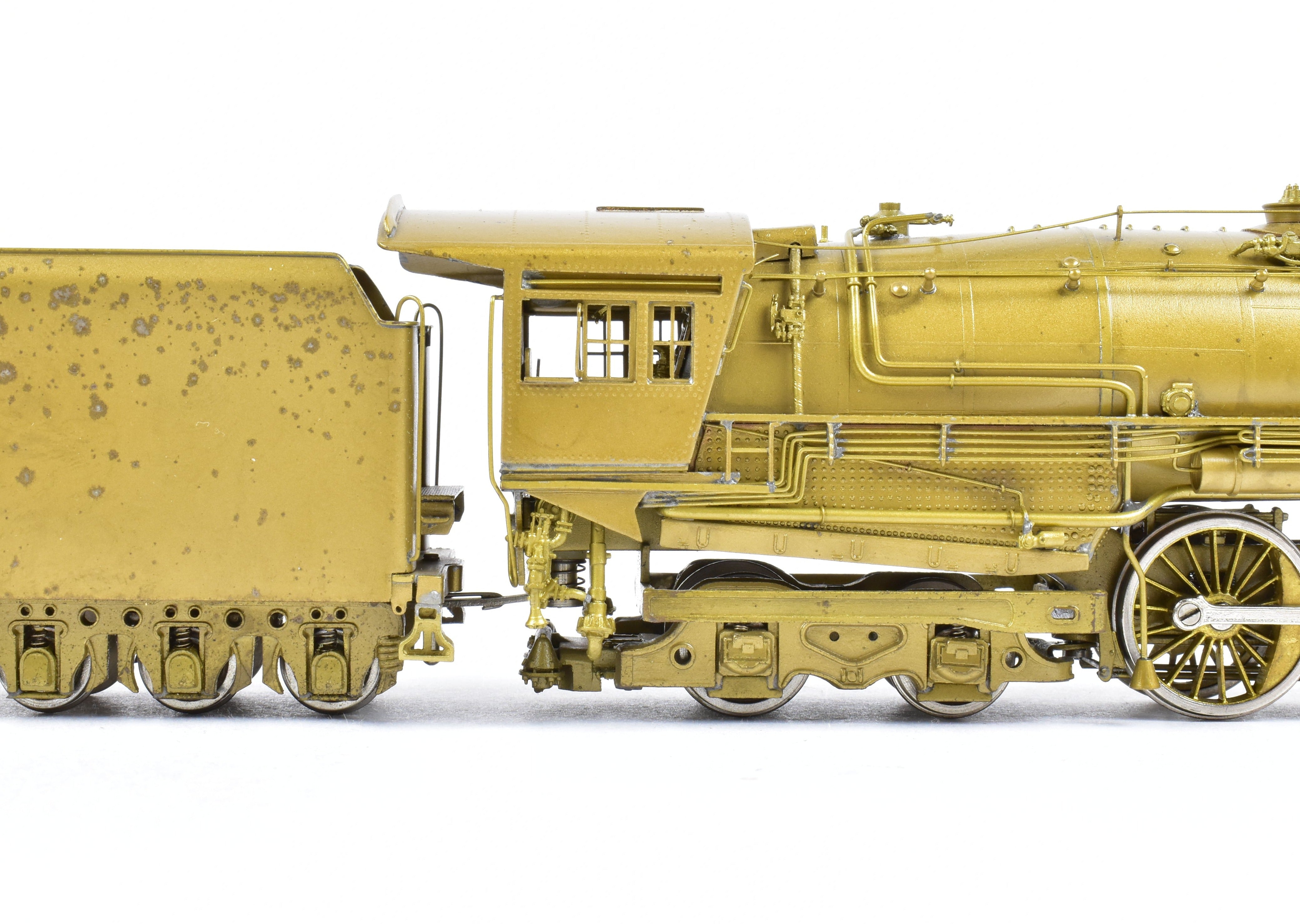 HO Scale Brass Model Train - Chicago & North Western Class H-1 4-8-4, Customized by NJ Custom Brass