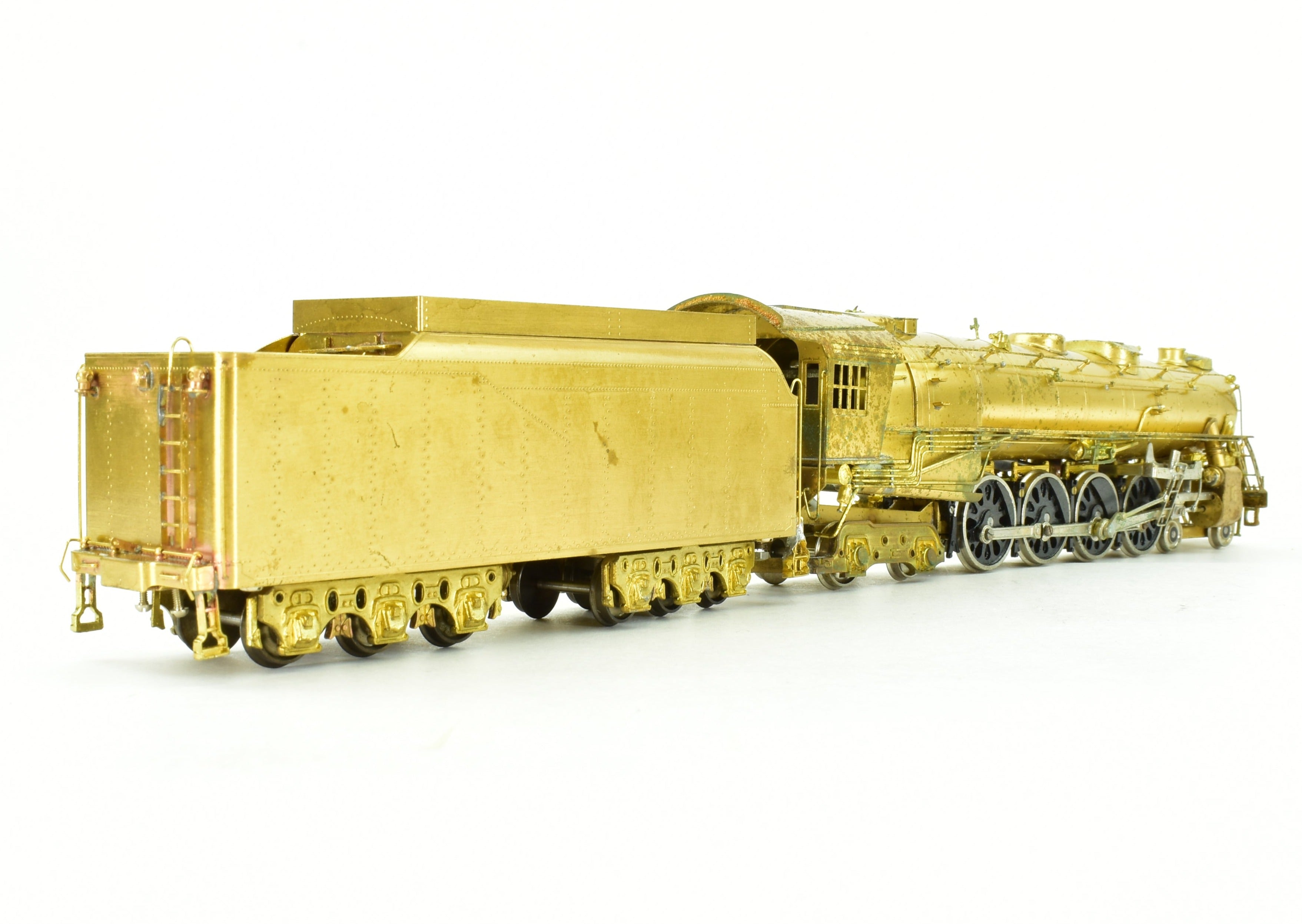 HO Brass Nickel - Plated DL&W Lackawanna Class Q - 4 4 - 8 - 4 Modern Pocono Model