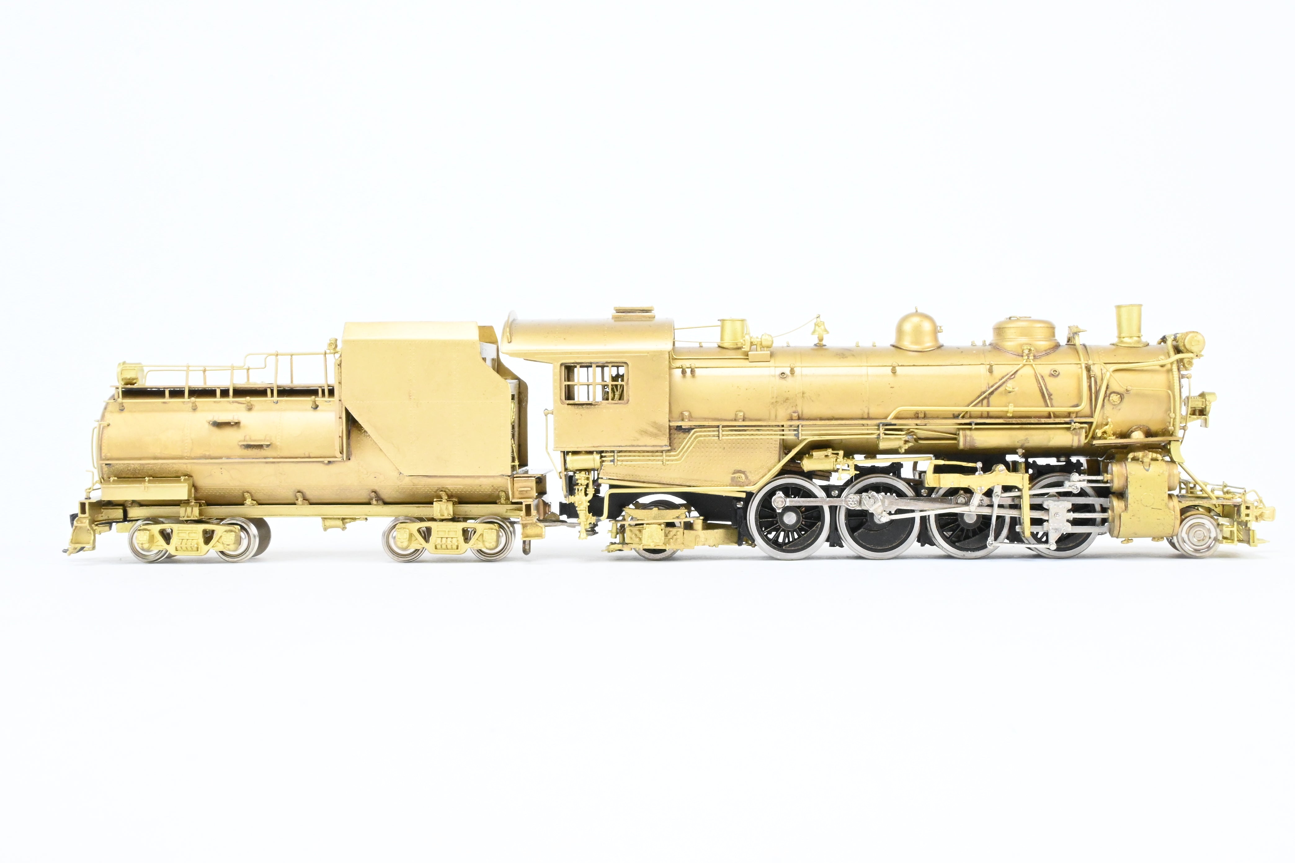 HO Scale Brass Nickel Plate Products (NPP) Erie Railroad N-1 Class 2-8-2 Mikado Steam Locomotive Model - Version 2