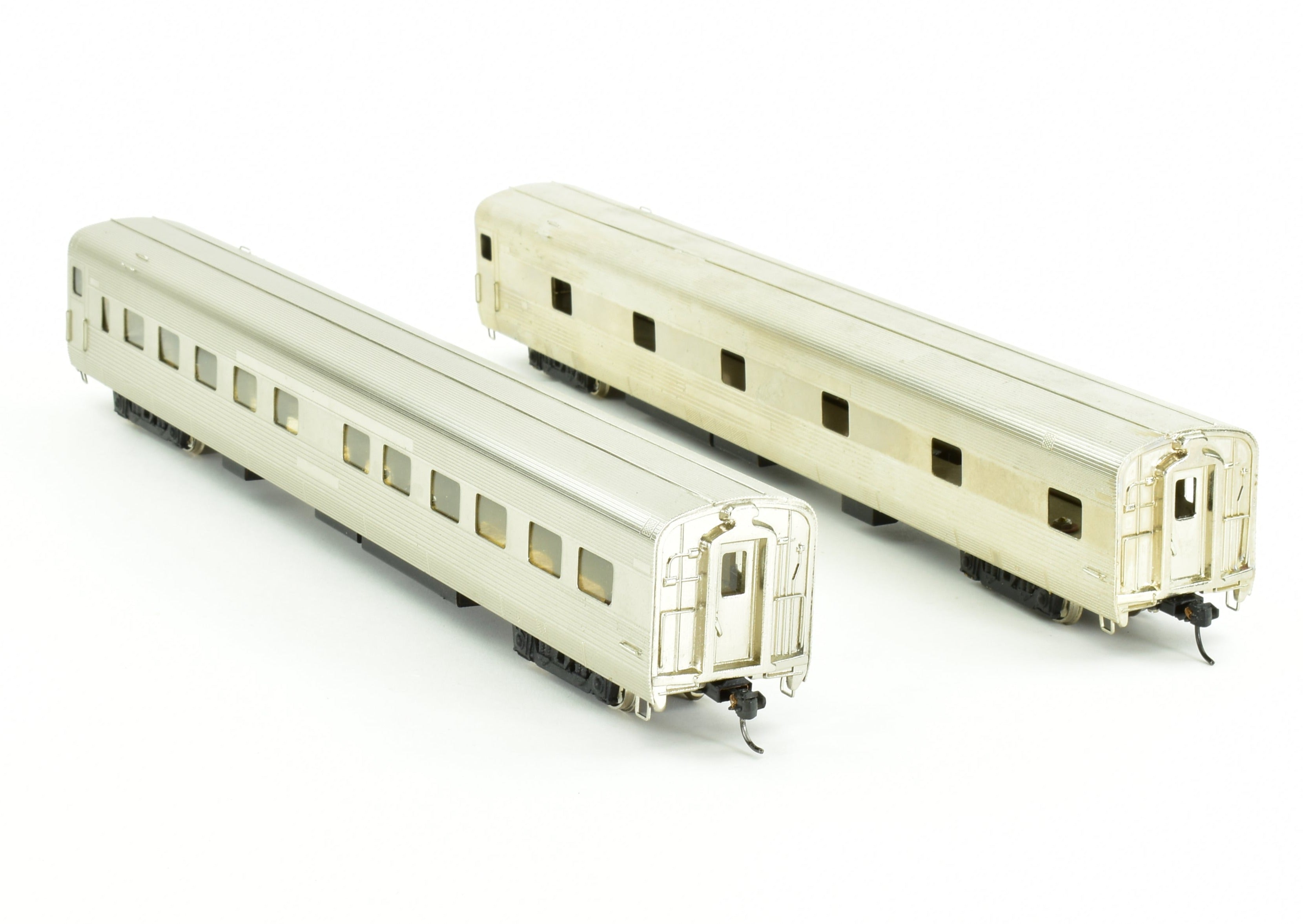 HO Scale Brass Nickel Plate Products (NPP) CB&Q - Burlington Route WP & D&RGW California Zephyr Full Roomette Pullman and Pullman Roomette Sleeper Set Model Train