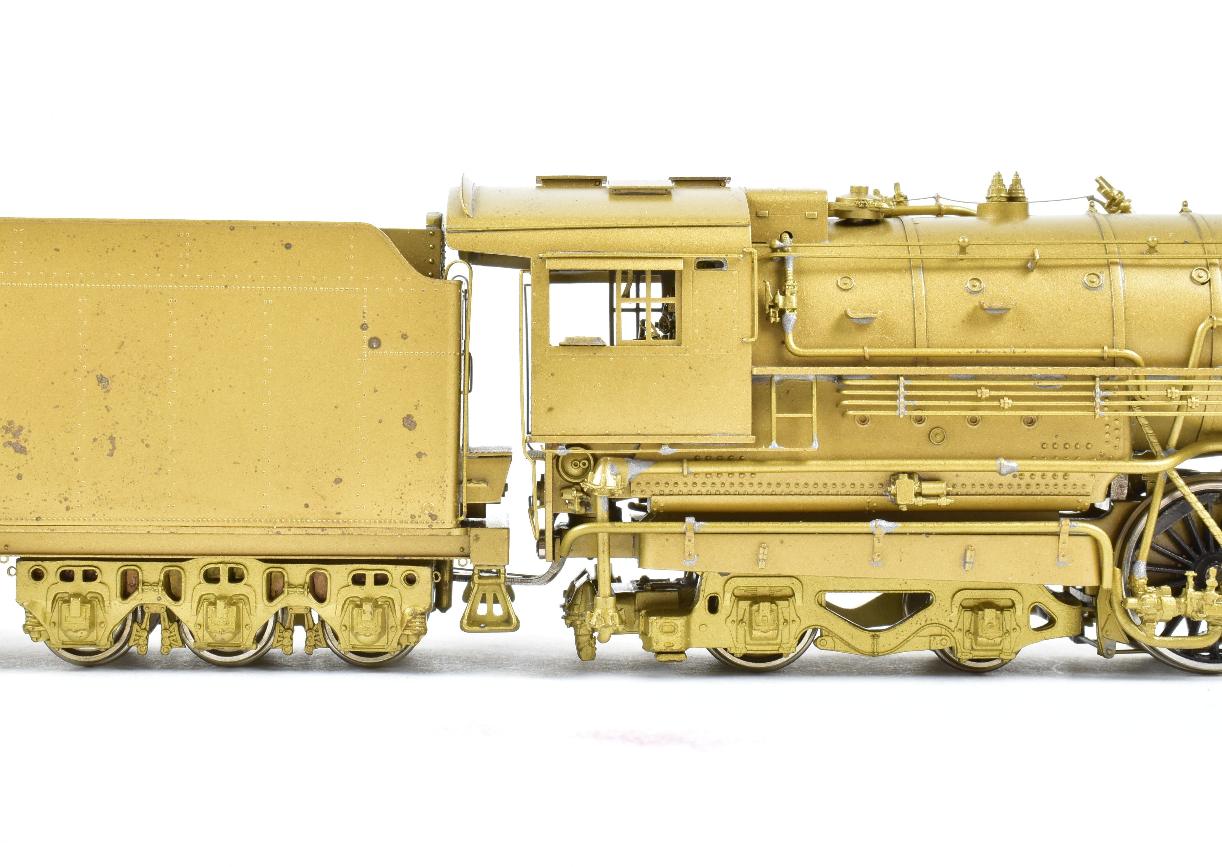 HO Scale Brass Model Train - Northern Pacific Class A 4-8-4 Royale Series, Custom-Built by NJ Custom Brass