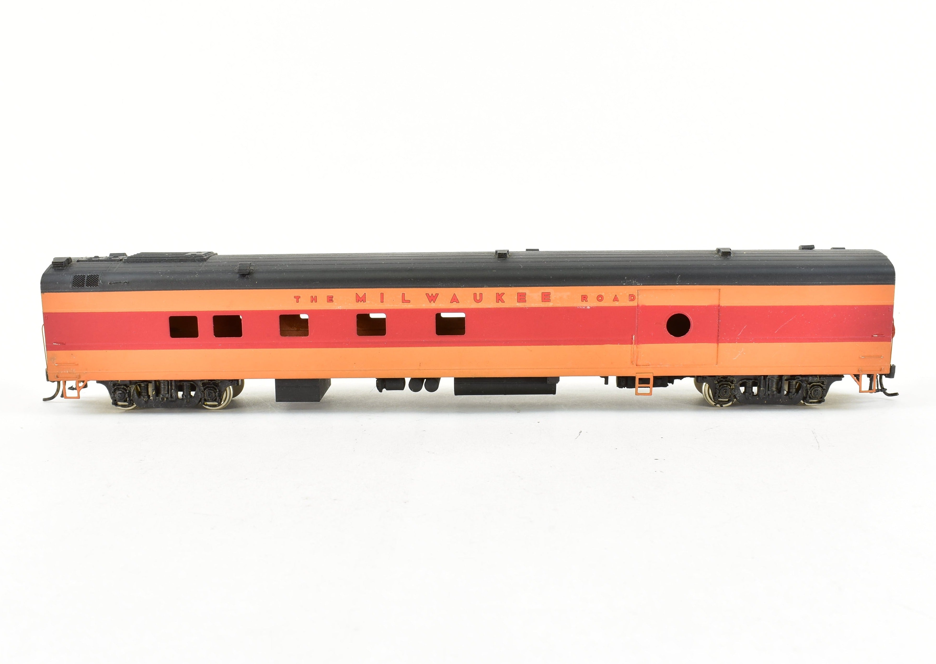 HO Scale Brass Model Train - Oriental Limited MILW - Milwaukee Road Olympain Hiawatha #1315 or 1316 Baggage Dormitory Car by CP