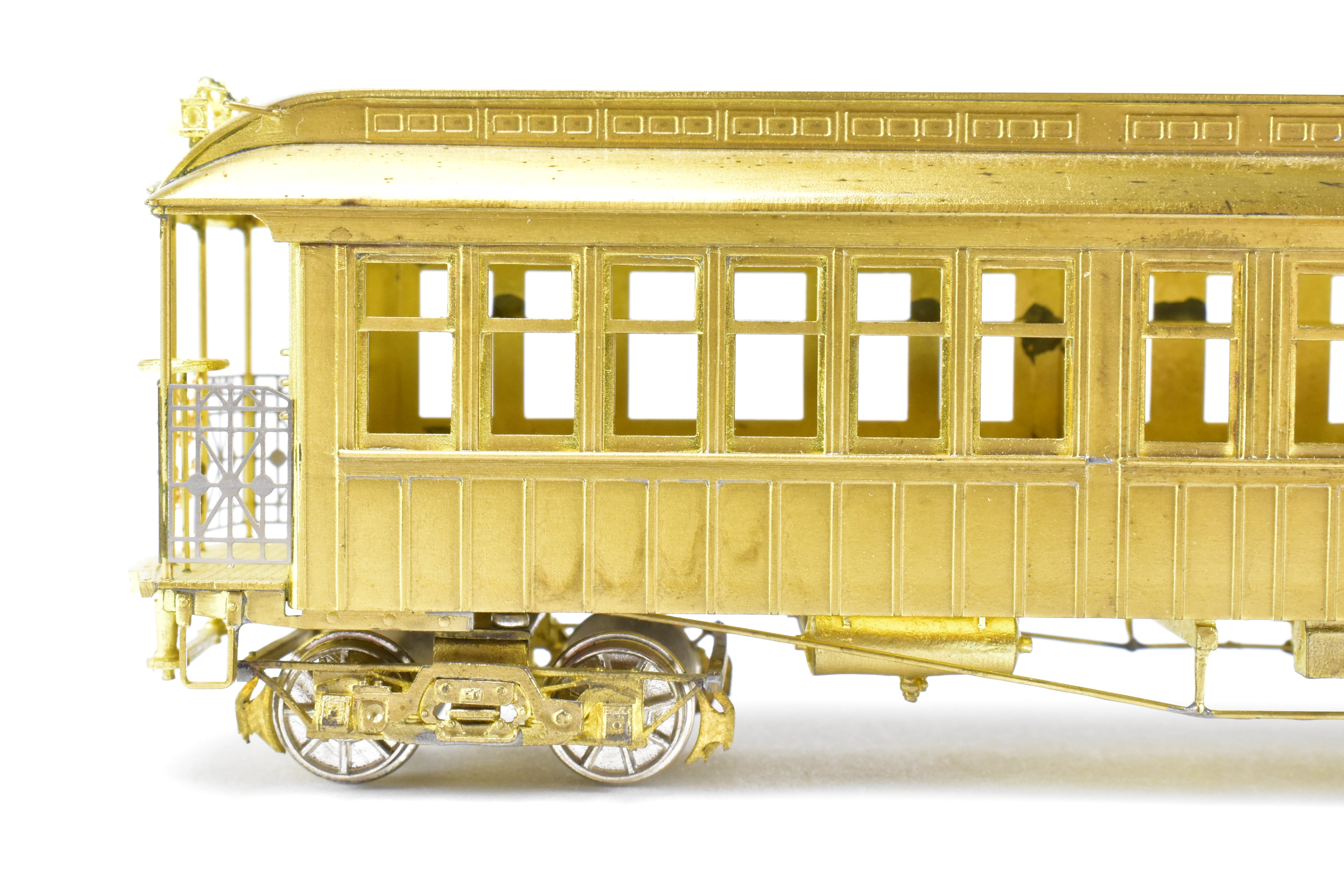 HO Scale Brass Model Train Set by MTS Imports - Manhattan Elevated Railway and Chicago & South Side Rapid Transit Elevated 2 Car Set