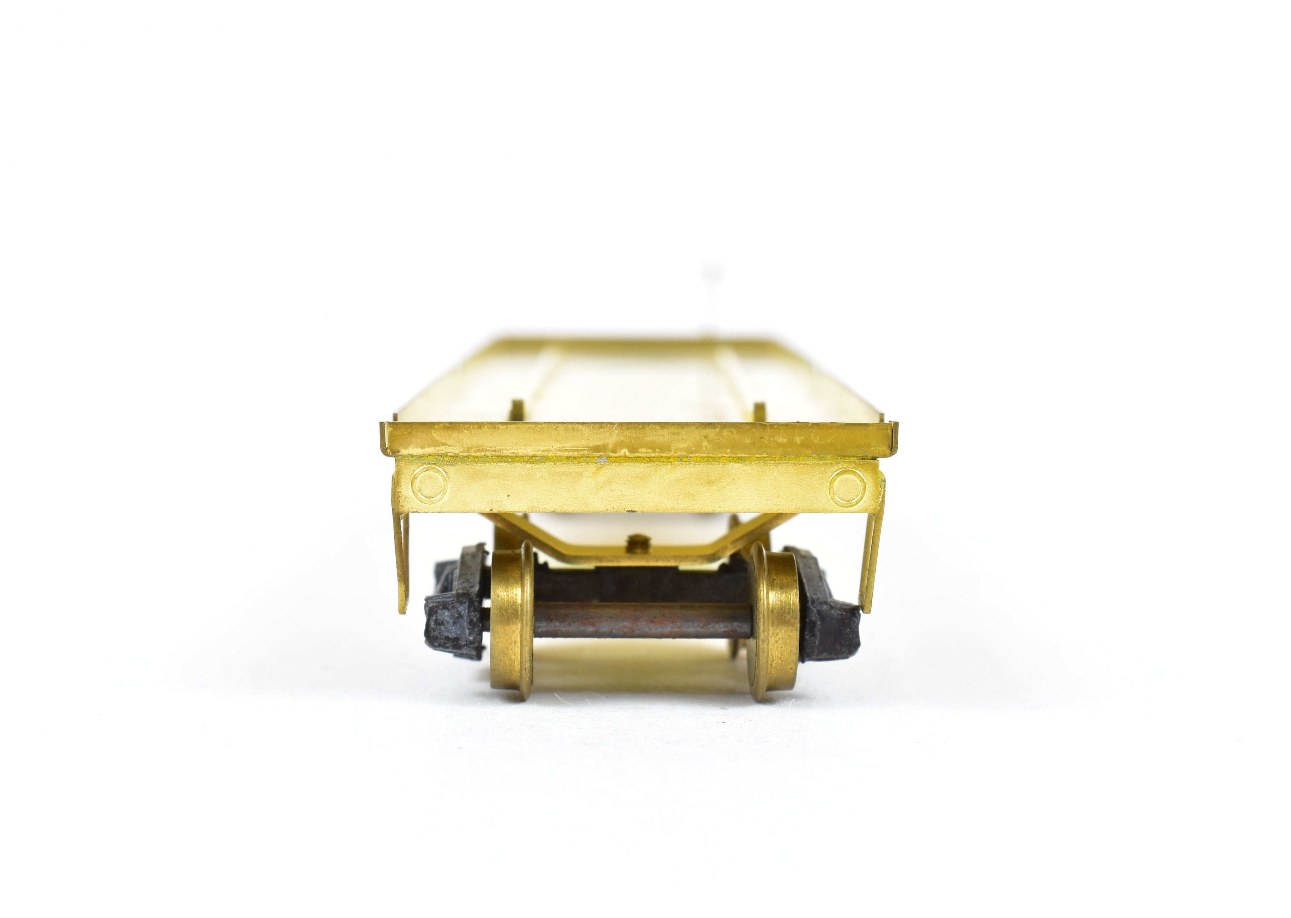 HO Scale Brass Lambert Various Roads Maintenance of Way (MOW) Flat Car with Wheel or Truck Support Function