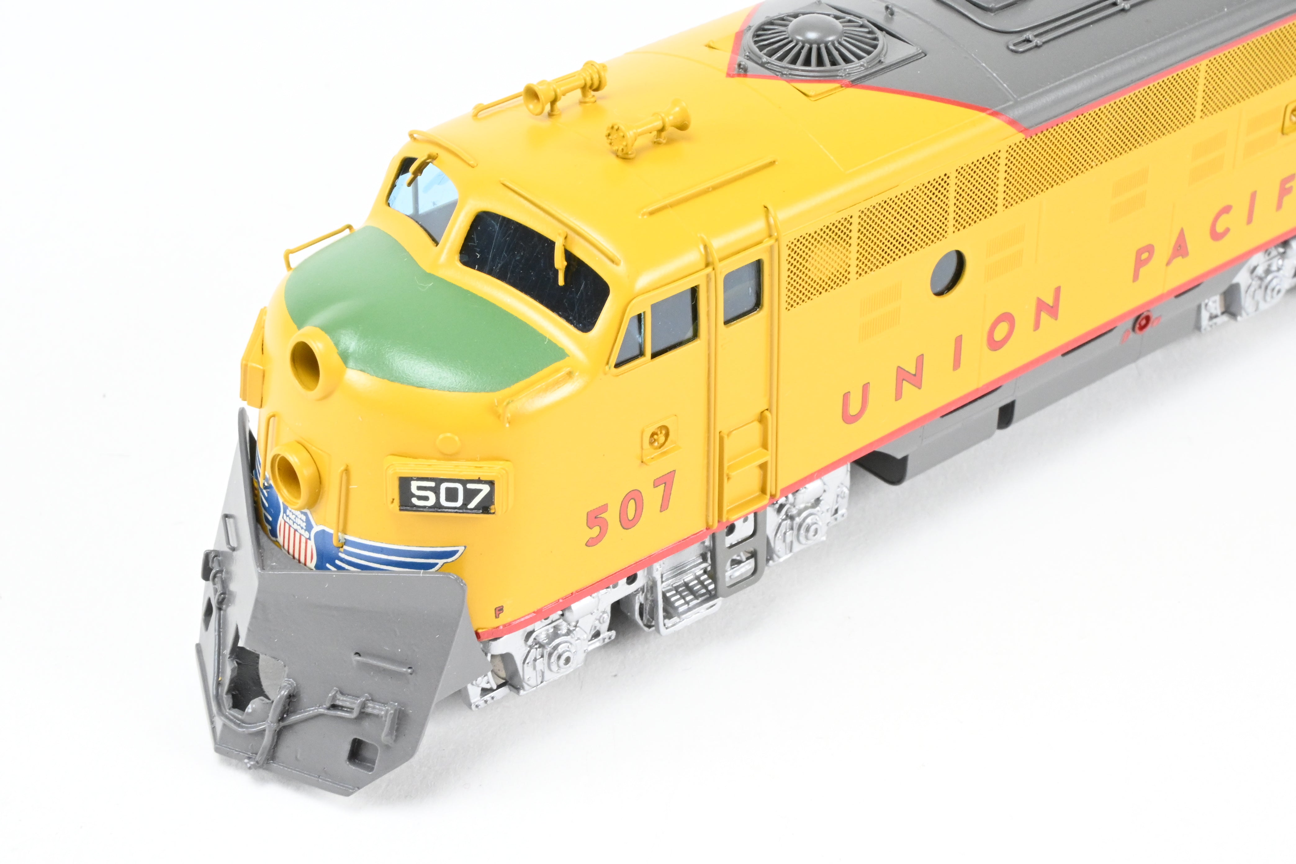 HO Scale Brass Union Pacific EMD F9MA Locomotive Model with Snowplow, Oriental Limited Edition, Numbered FP #507