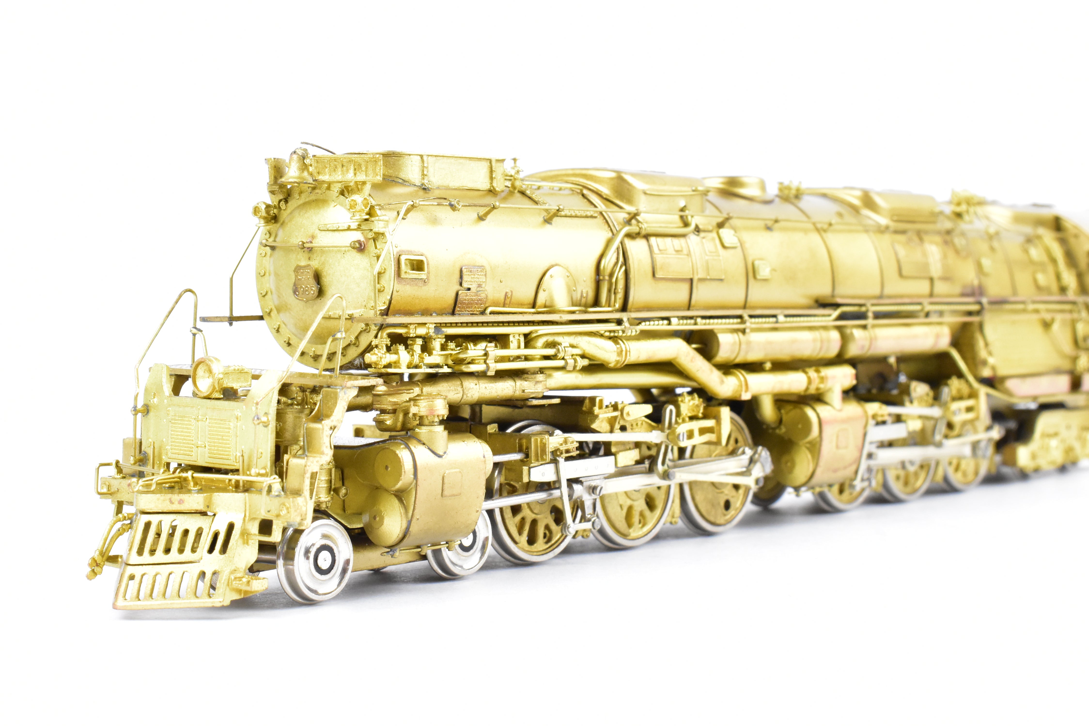 HO Scale Brass Key Imports Union Pacific 4-6-6-4 3985 Challenger Steam Locomotive Coal Tender Version Classic Model Series