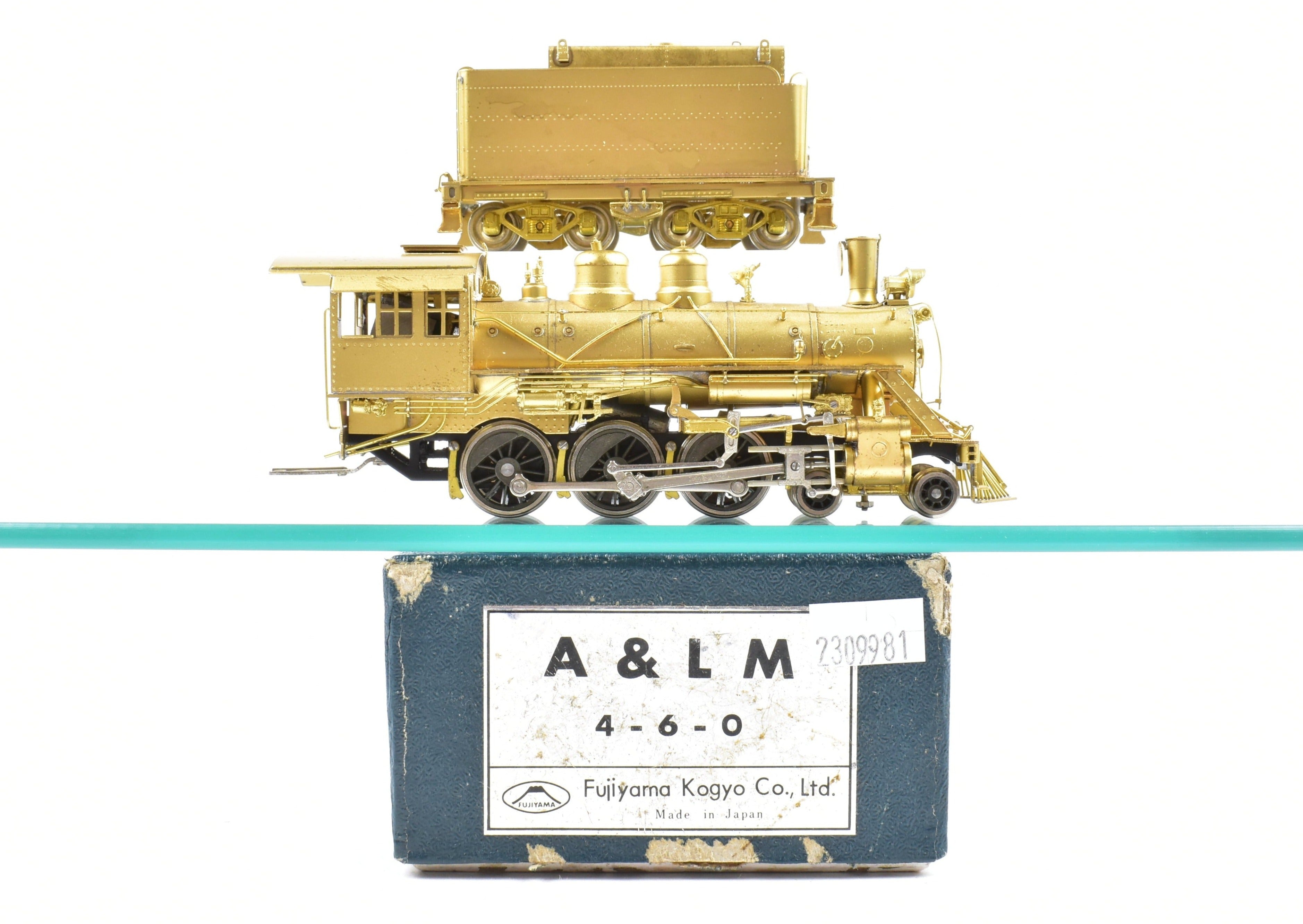 HO Scale Brass PFM - Fujiyama Arkansas & Louisiana Mississippi 4-6-0 Steam Locomotive Model