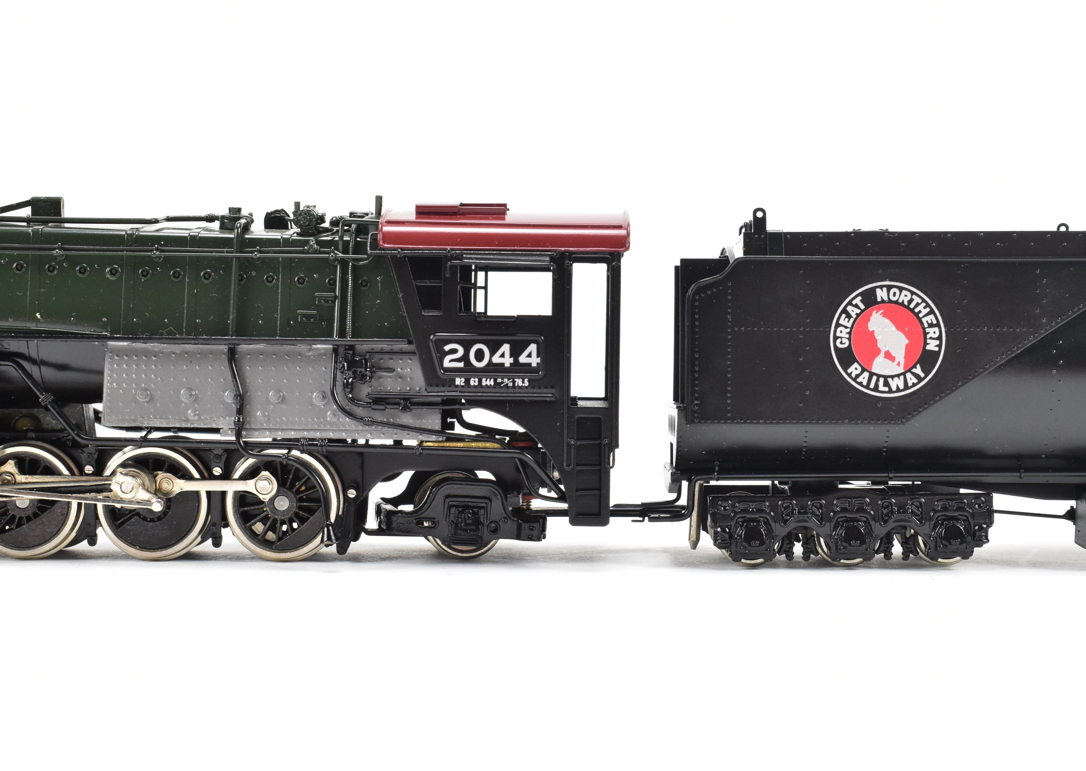 1980 HO Brass PFM - Tenshodo Great Northern 2-8-8-2 Class R-2 FP No. 2044 Model