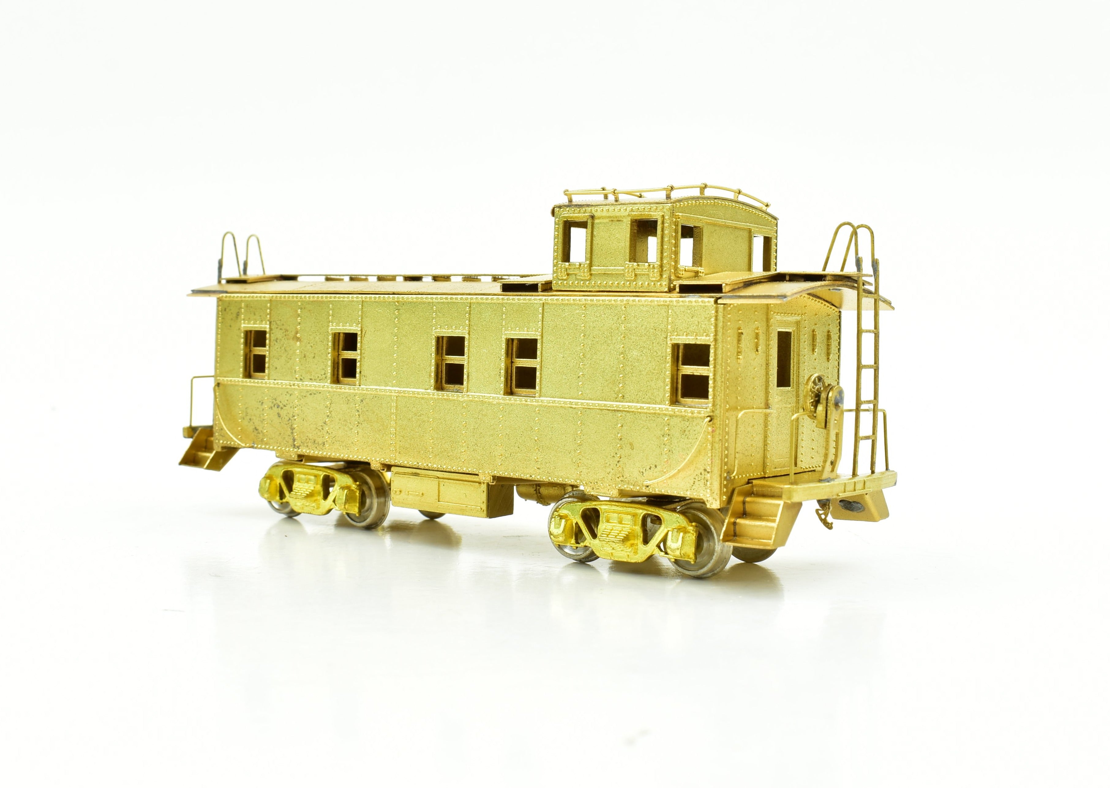 HO Scale Brass Fujiyama Santa Fe Steel Caboose - Pacific Fast Mail Model