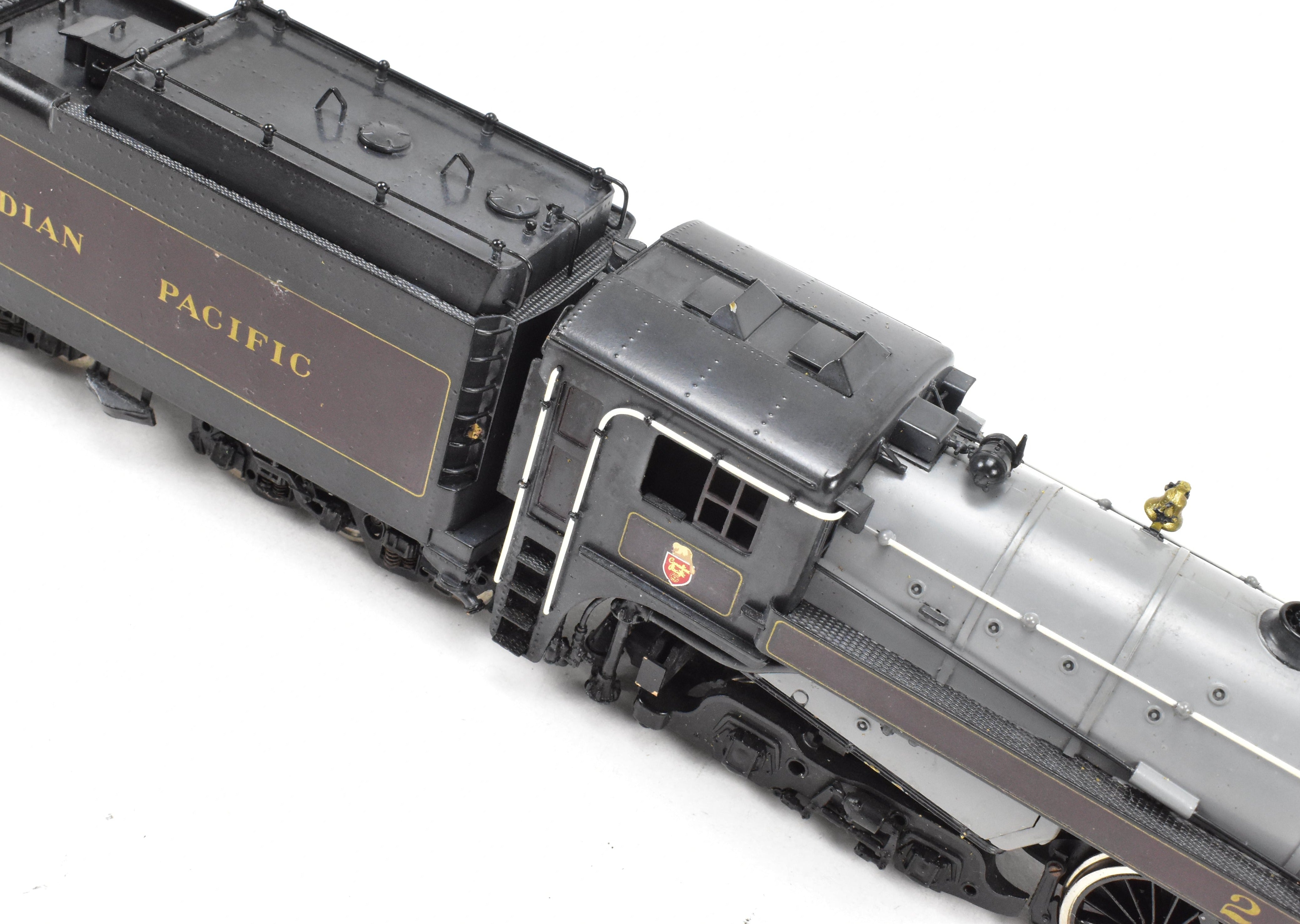HO Scale Brass PFM - Tenshodo CPR Canadian Pacific H-1e #2860 Royal Hudson Factory Painted Model
