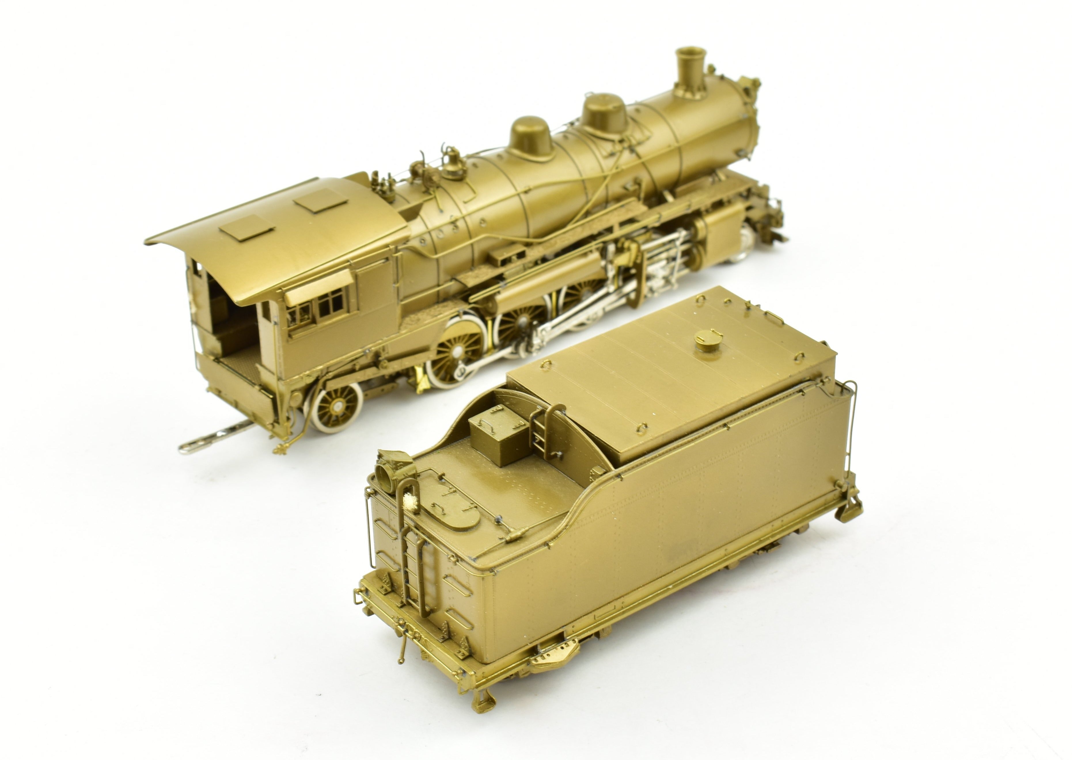 High - Quality HO Scale Brass PFM - SKI Model Train: Northern Pacific Class W - 1 2 - 8 - 2 from 1982 Production Run