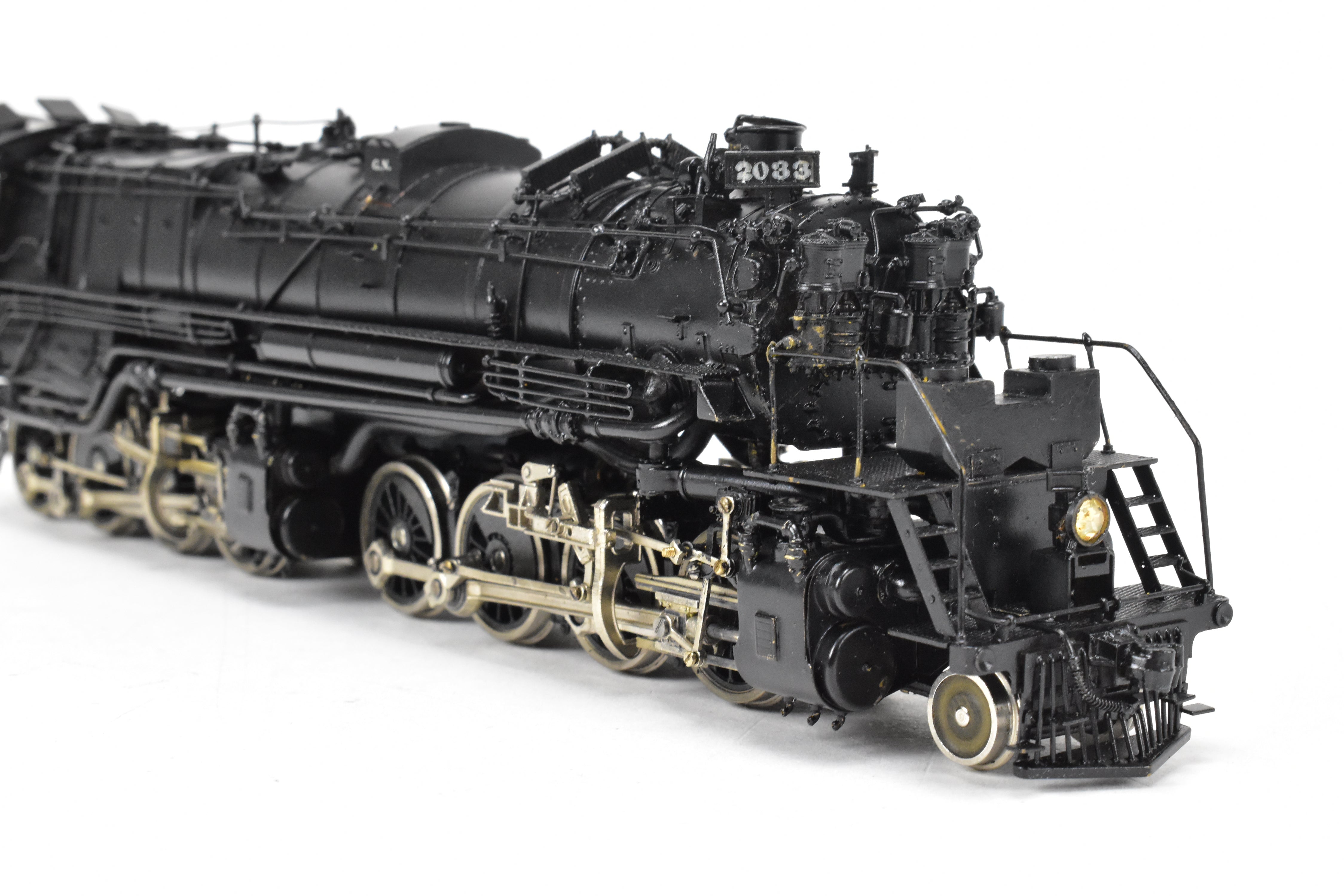 1967 HO Brass PFM - Tenshodo Great Northern 2-8-8-0 Class N-3 Custom Painted No. 2033
