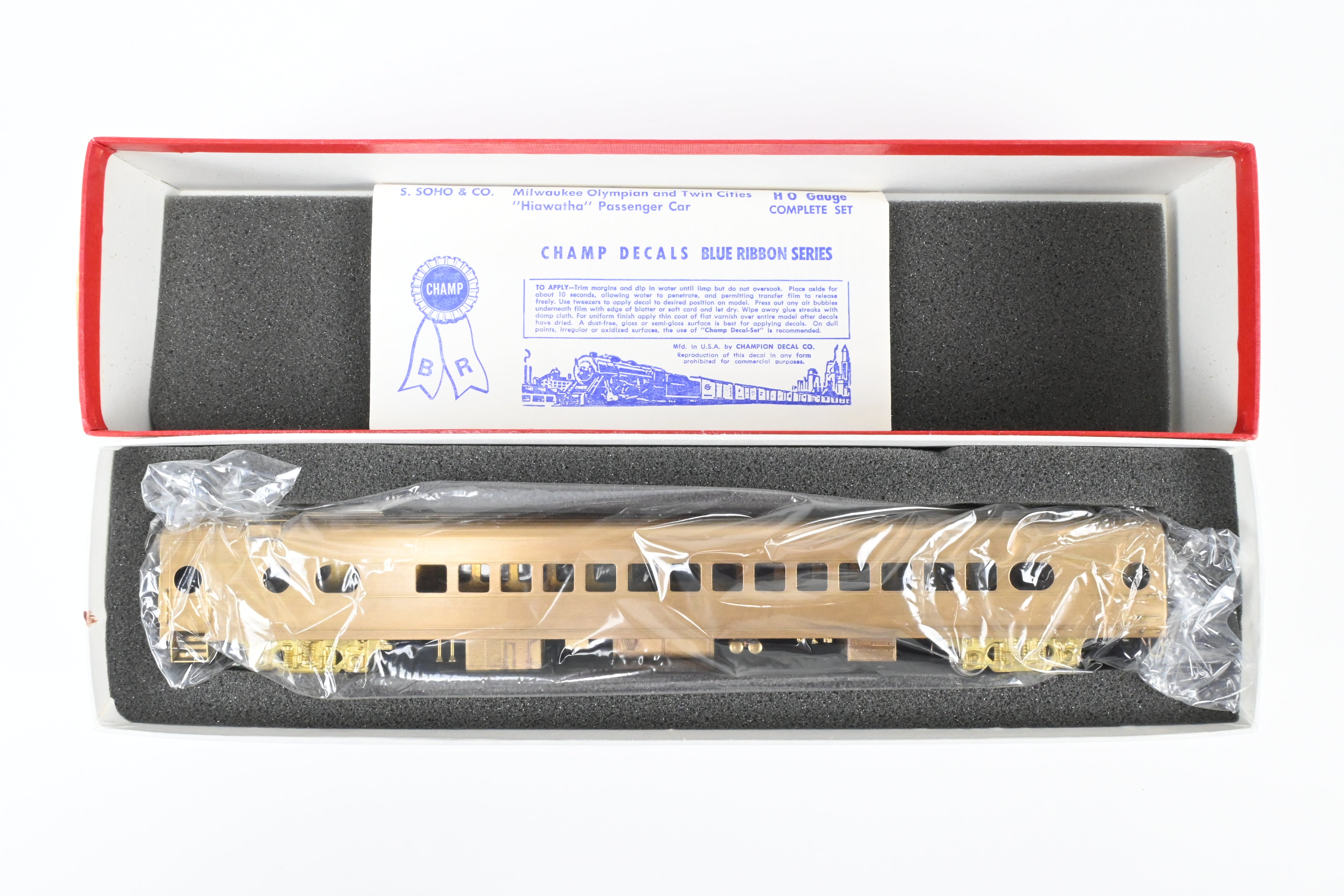 HO Scale Brass Soho Milwaukee Road #190 Valley Series Parlor Car