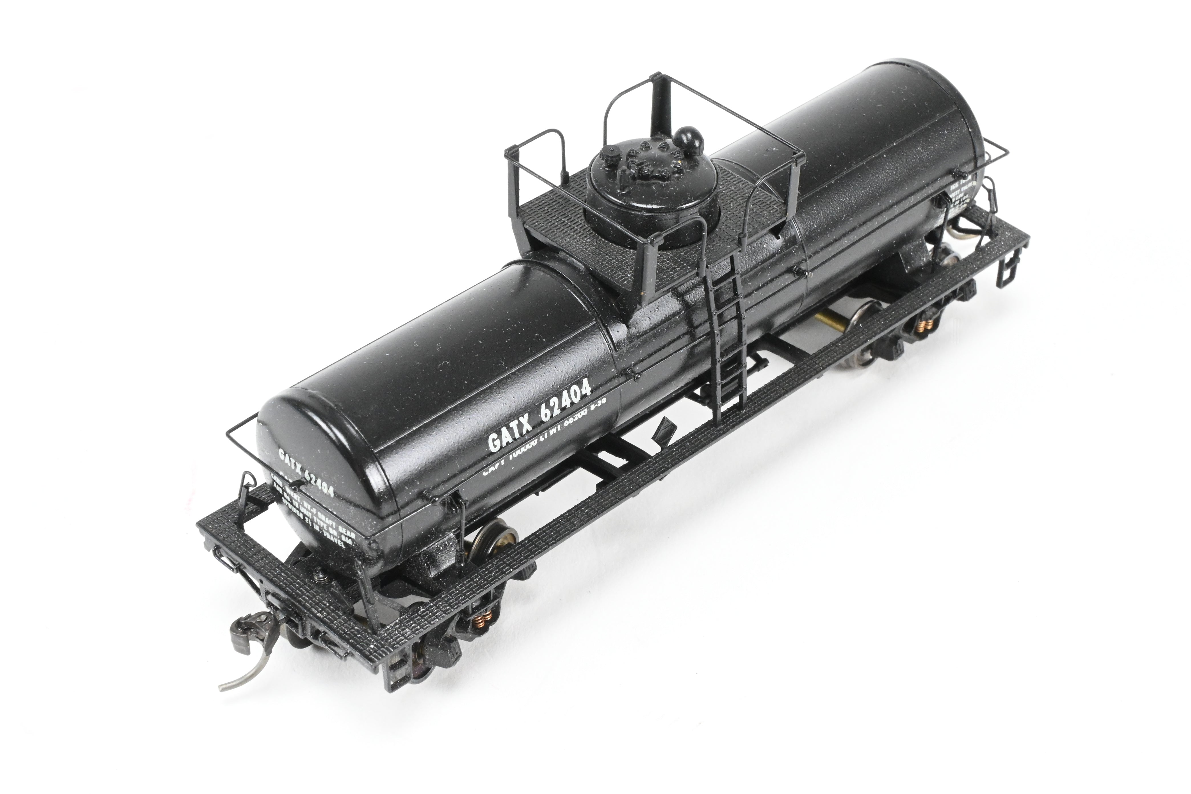 HO Scale Brass Lambert Custom Painted 10,000 Gallon Type 103 Tank Car for Various Roads, Featuring GATX - General American Tank Number 62404