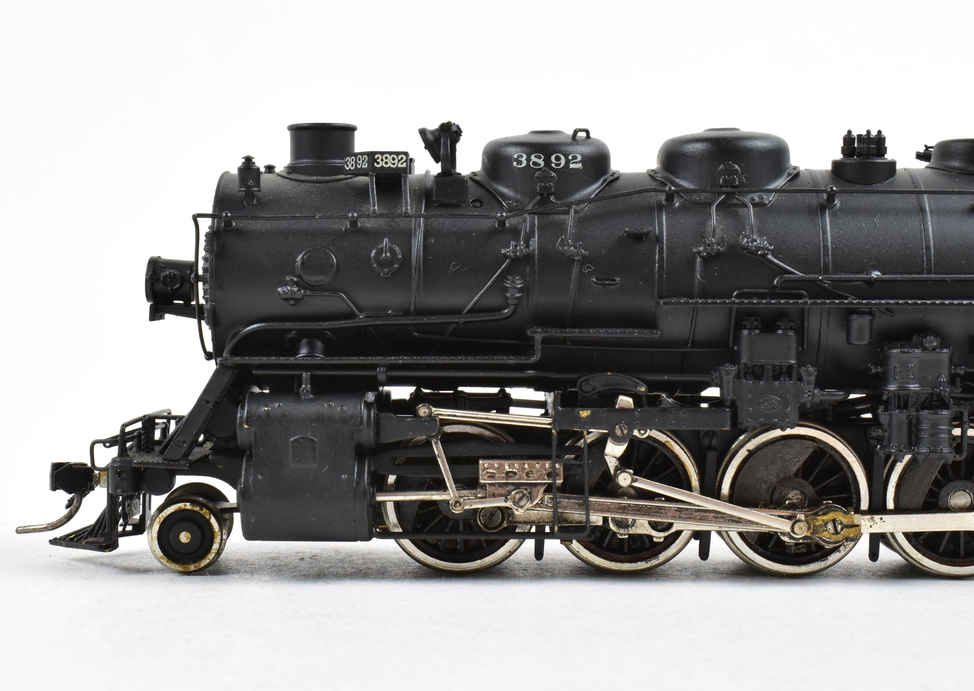 HO Scale Brass PFM Custom-Painted United ATSF Santa Fe 2-10-2 3800 Class No. 3892