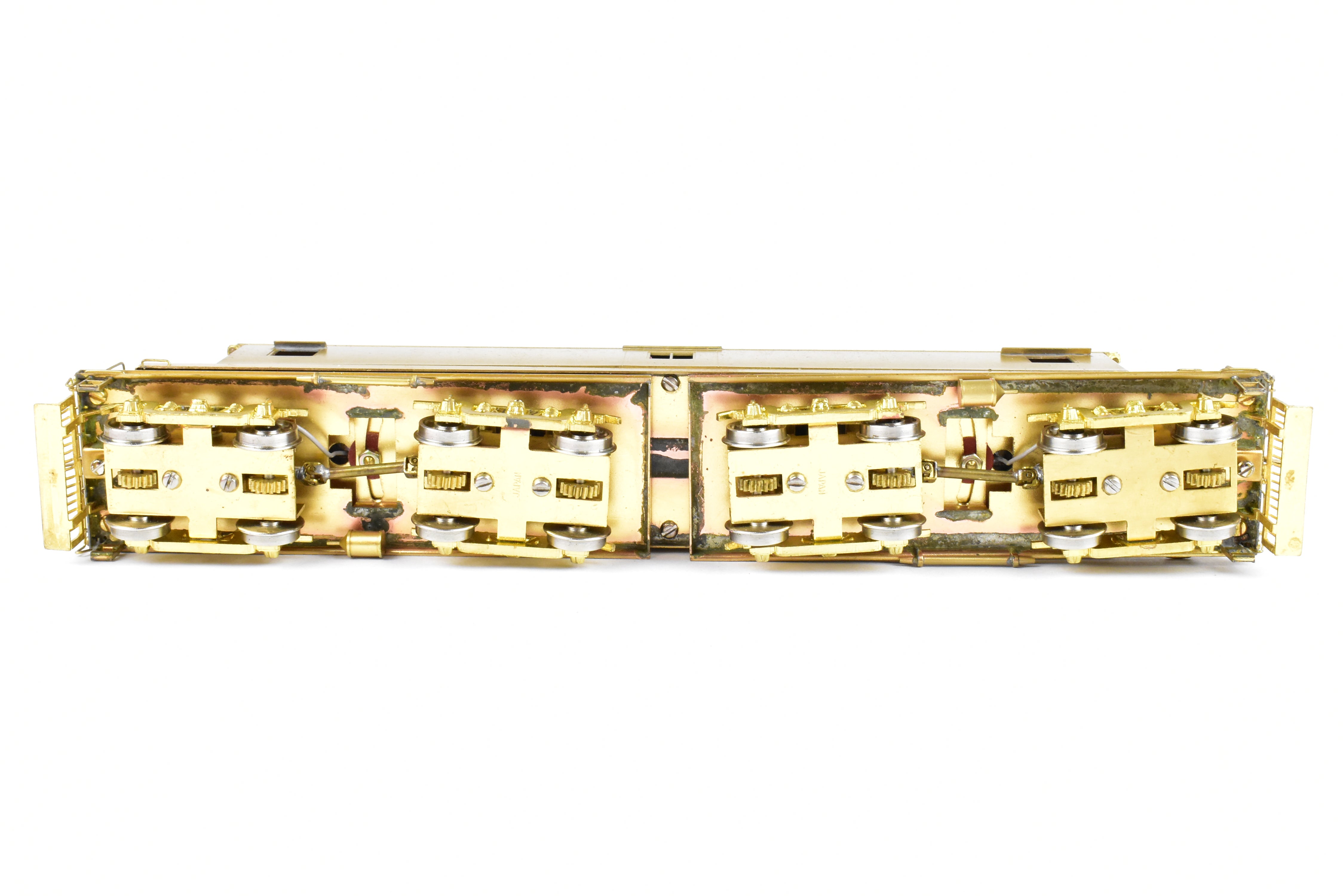 HO Brass Milwaukee Car Works CNS&M North Shore Line 4-Truck Electric Freight Motor #458