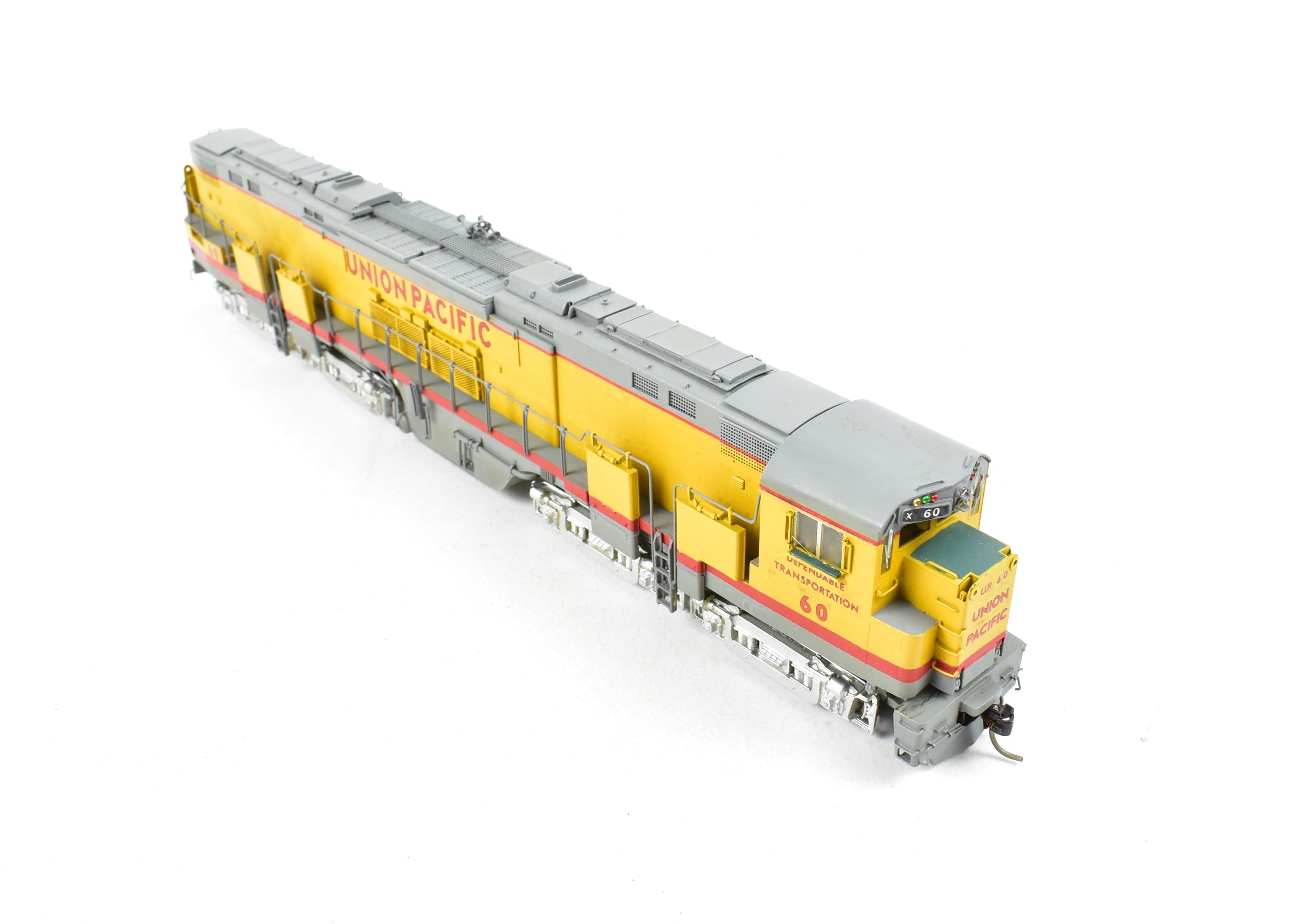 High - Quality HO Scale Brass Oriental Limited Union Pacific Alco C855 A/B/A Set with Custom Painting and Excellent Condition