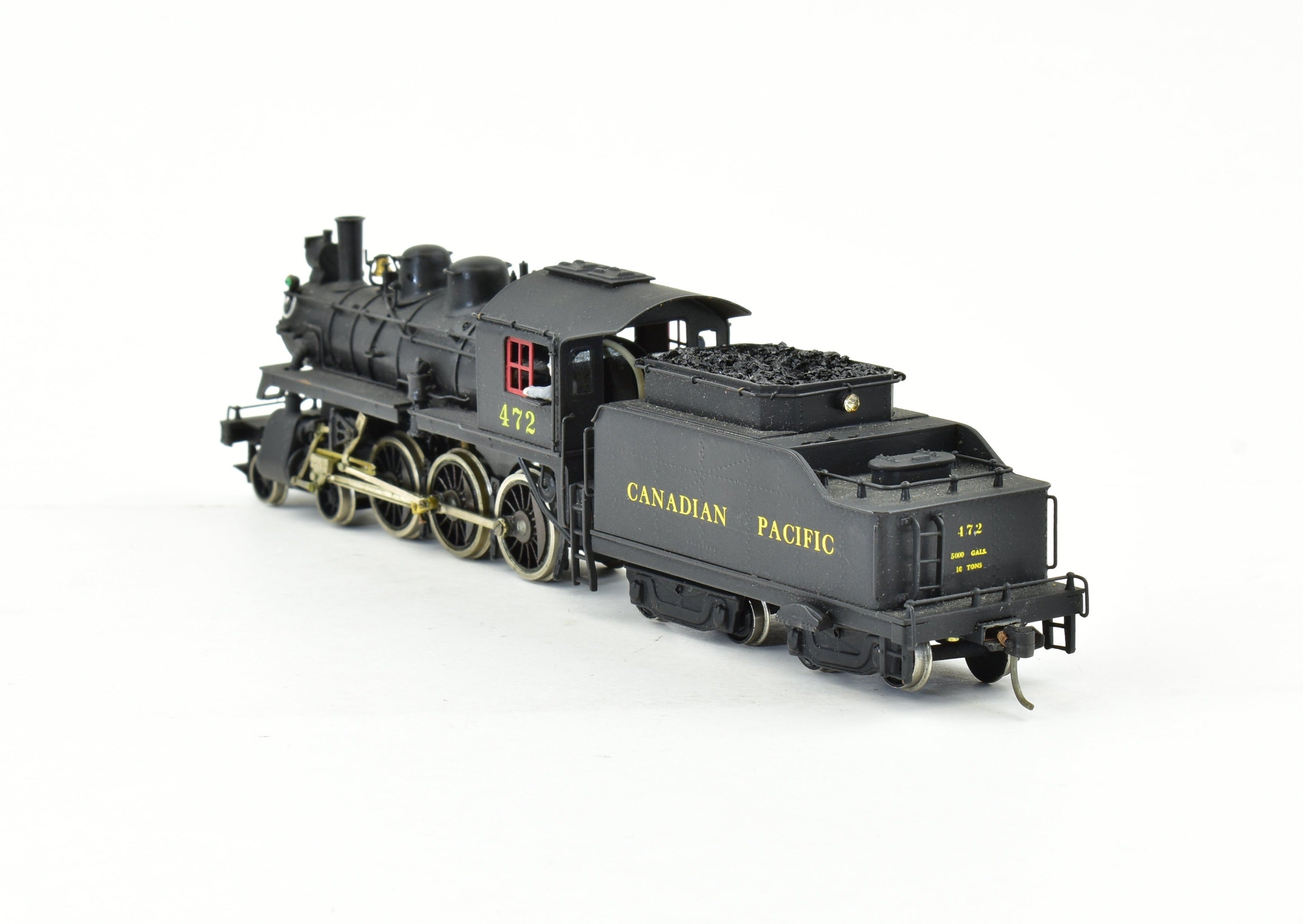 Custom Painted HO Brass Pacific Pike CPR Canadian Pacific Railway D4G 4-6-0 Model