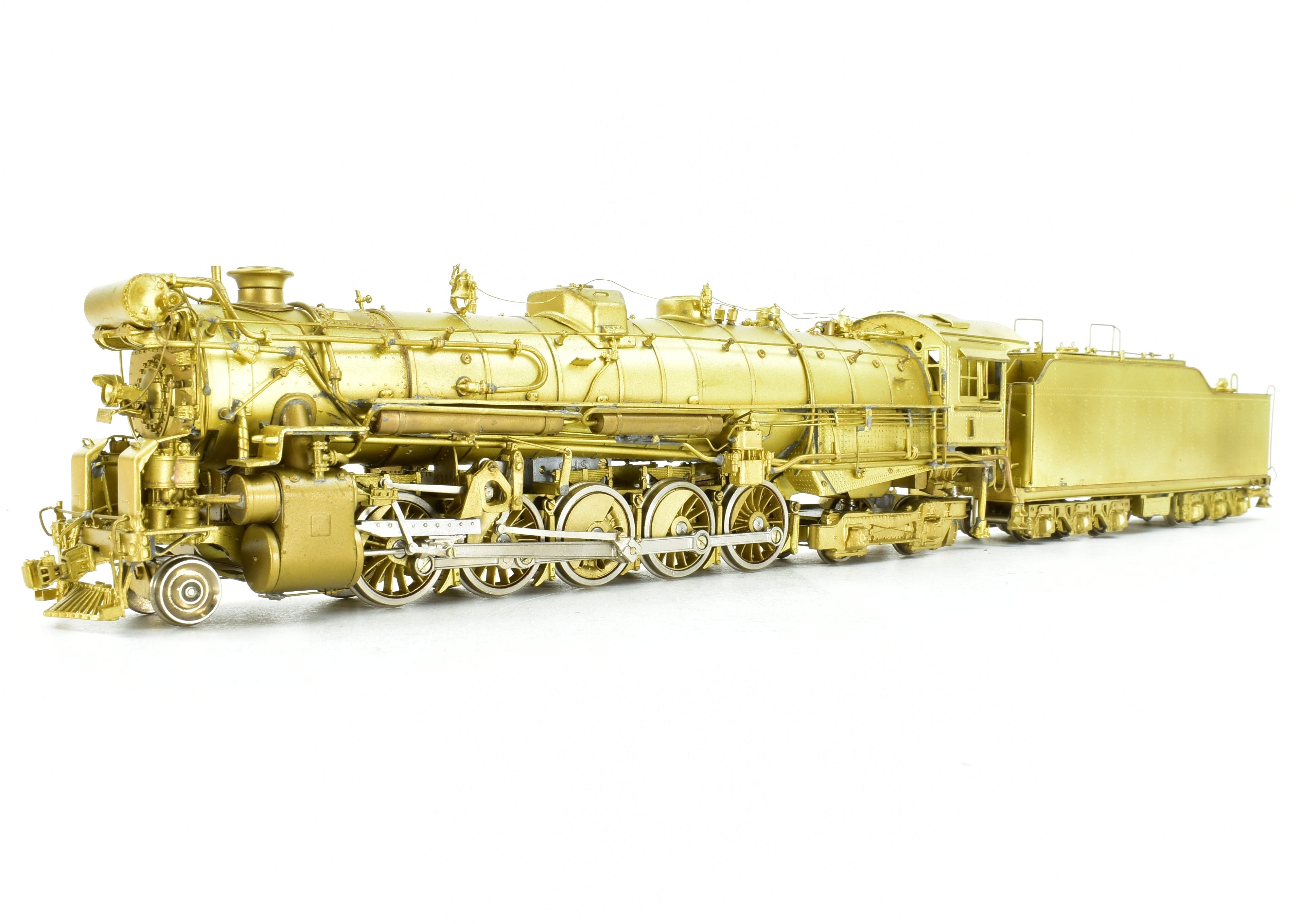 HO Scale Brass Texas & Pacific I-1A 2-10-4 #610 Sunset Model