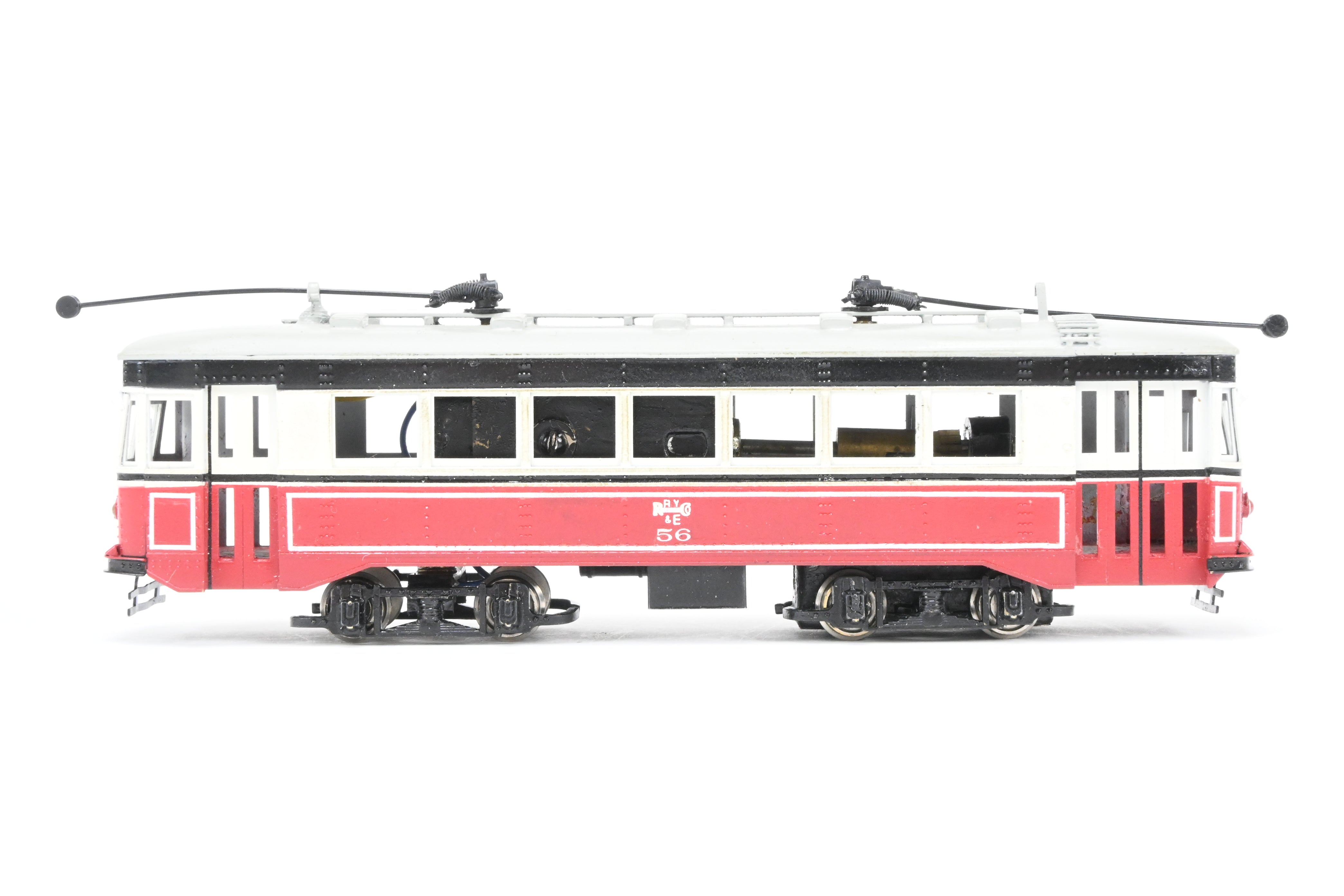 HO Scale Brass Model Train - Northwest Short Line (NWSL) Various Roads 1930 Brill Master Unit for Private Road CP, Representing RY&E No 56
