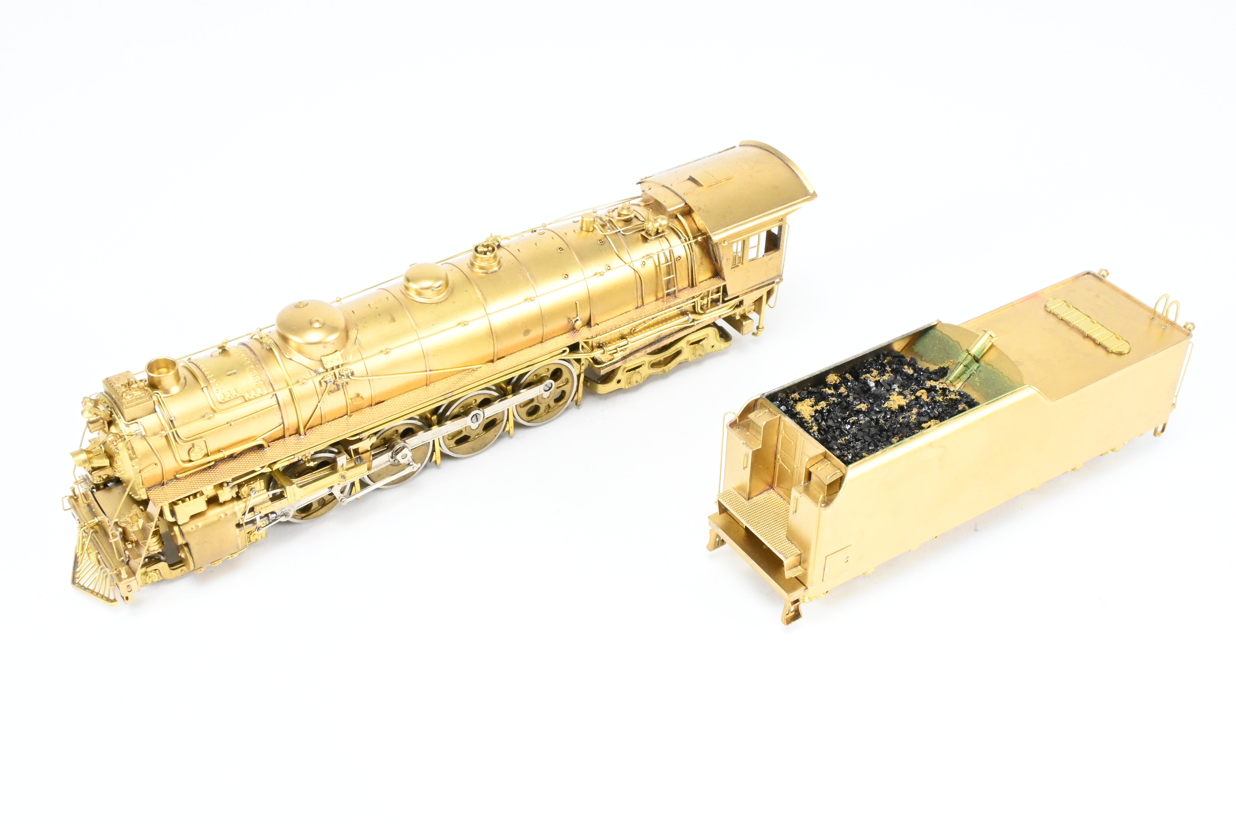 HO Scale Brass PFM Model Train - Fujiyama - Chicago & North Western Class H - 1 4 - 8 - 4 Steam Locomotive with ReBoxx Replacement Box