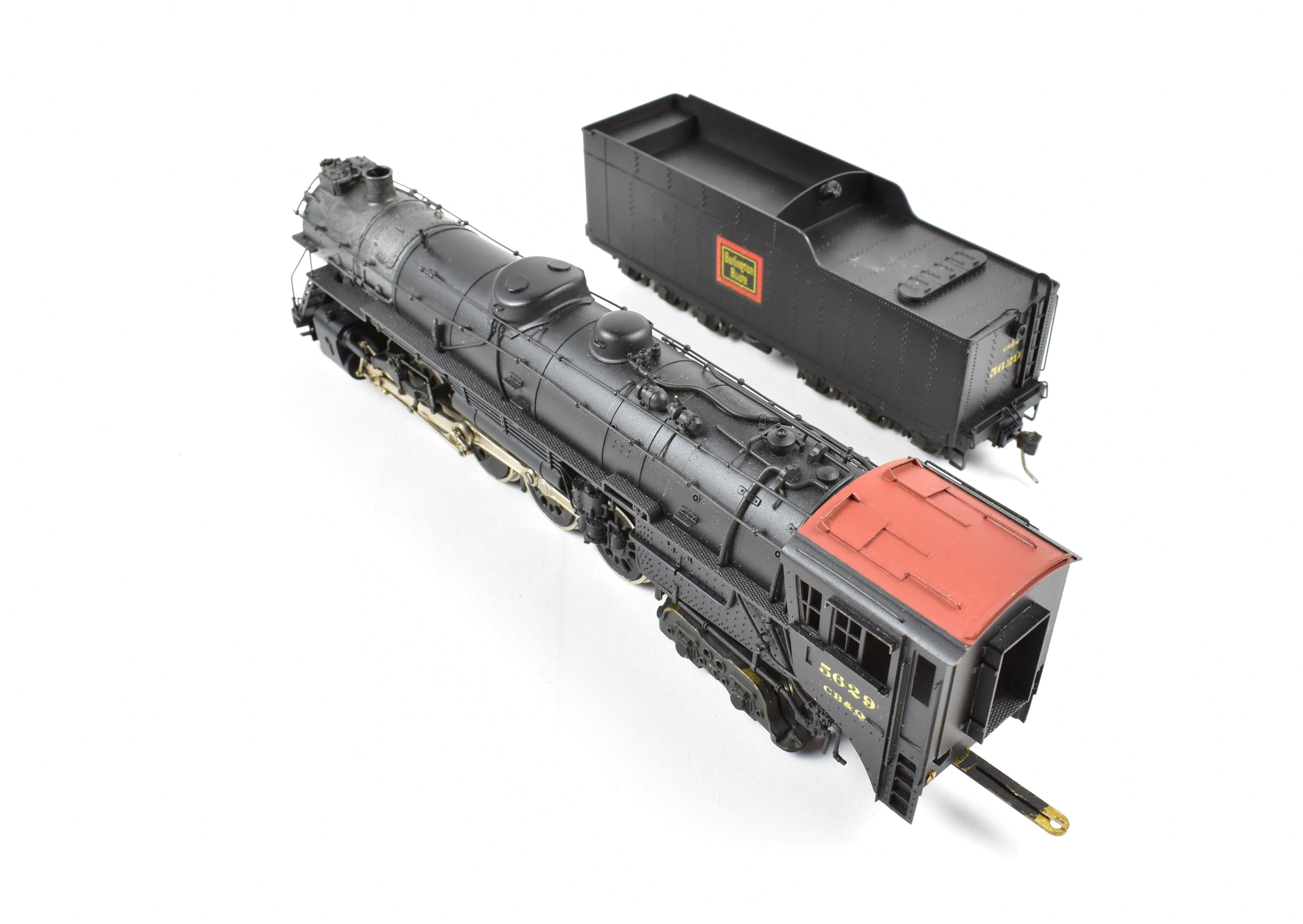 1969 HO Brass PFM Toby Crown Model CP No. 5629 Burlington Route 4-8-4 O-5