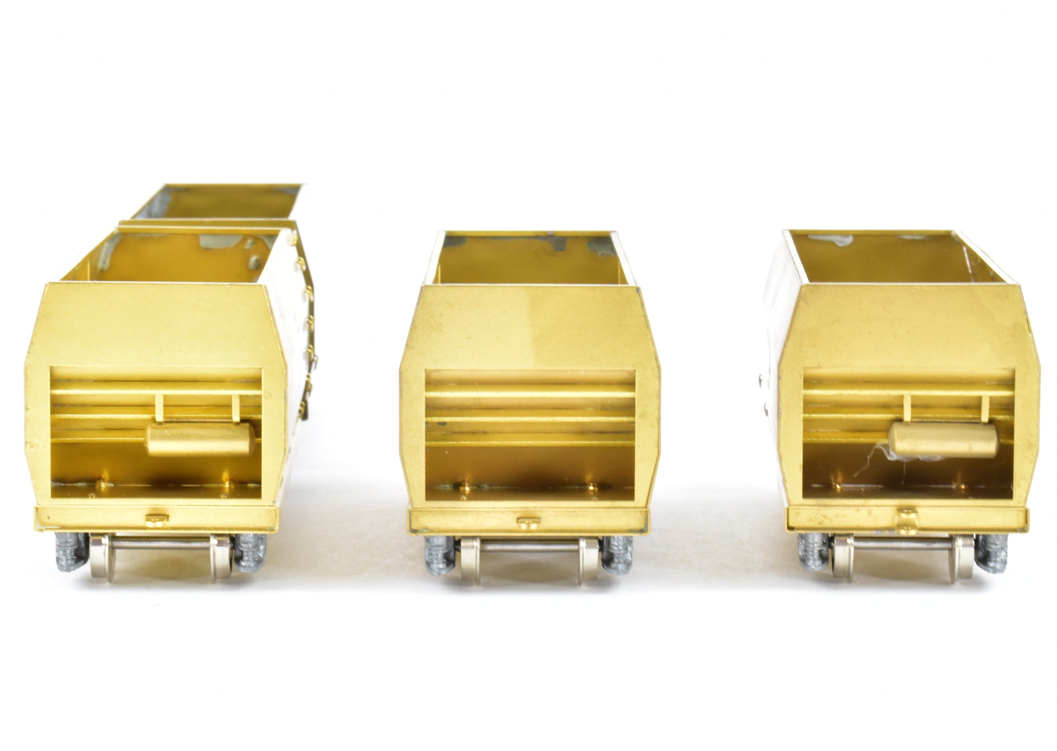 HO Brass 4-Unit Articulated Hopper Cars: NWSL & SOU Railway Models