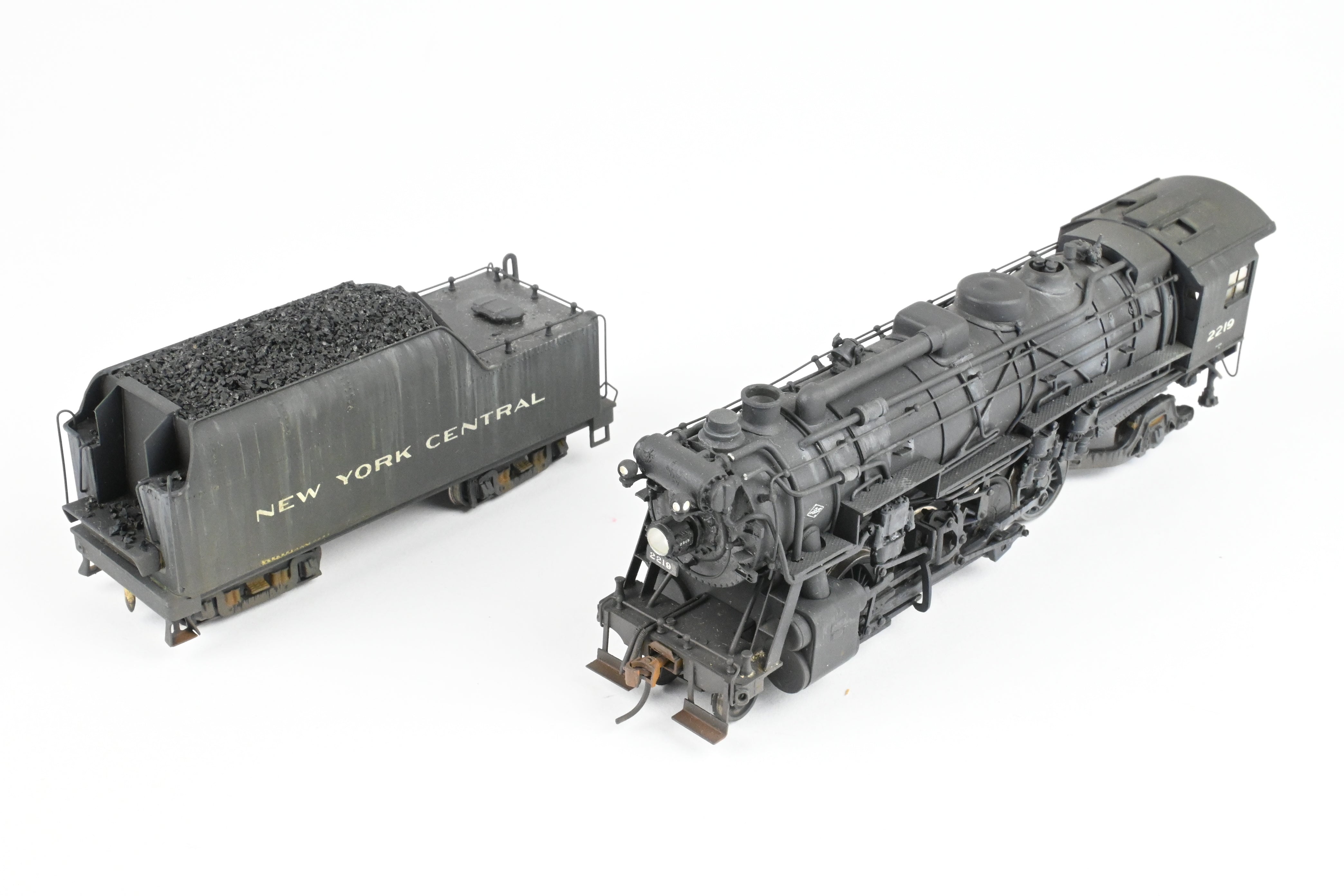 HO Scale Brass LMB NYC - New York Central 2-8-2 H-10a Mikado #2219 Custom Painted & Weathered