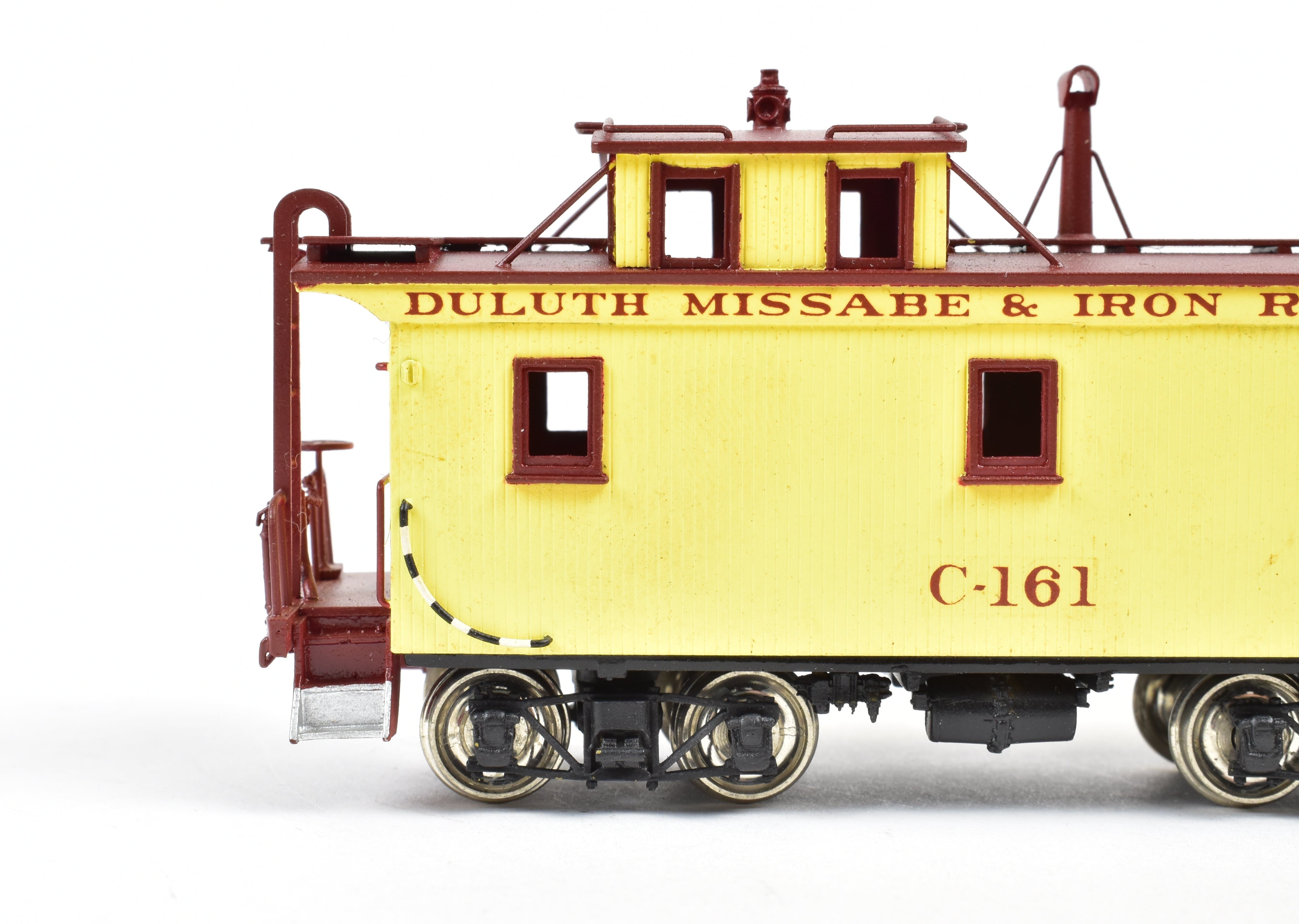 HO Scale Brass Duluth Missabe & Iron Range Wood Caboose FP #C-161 by SKI