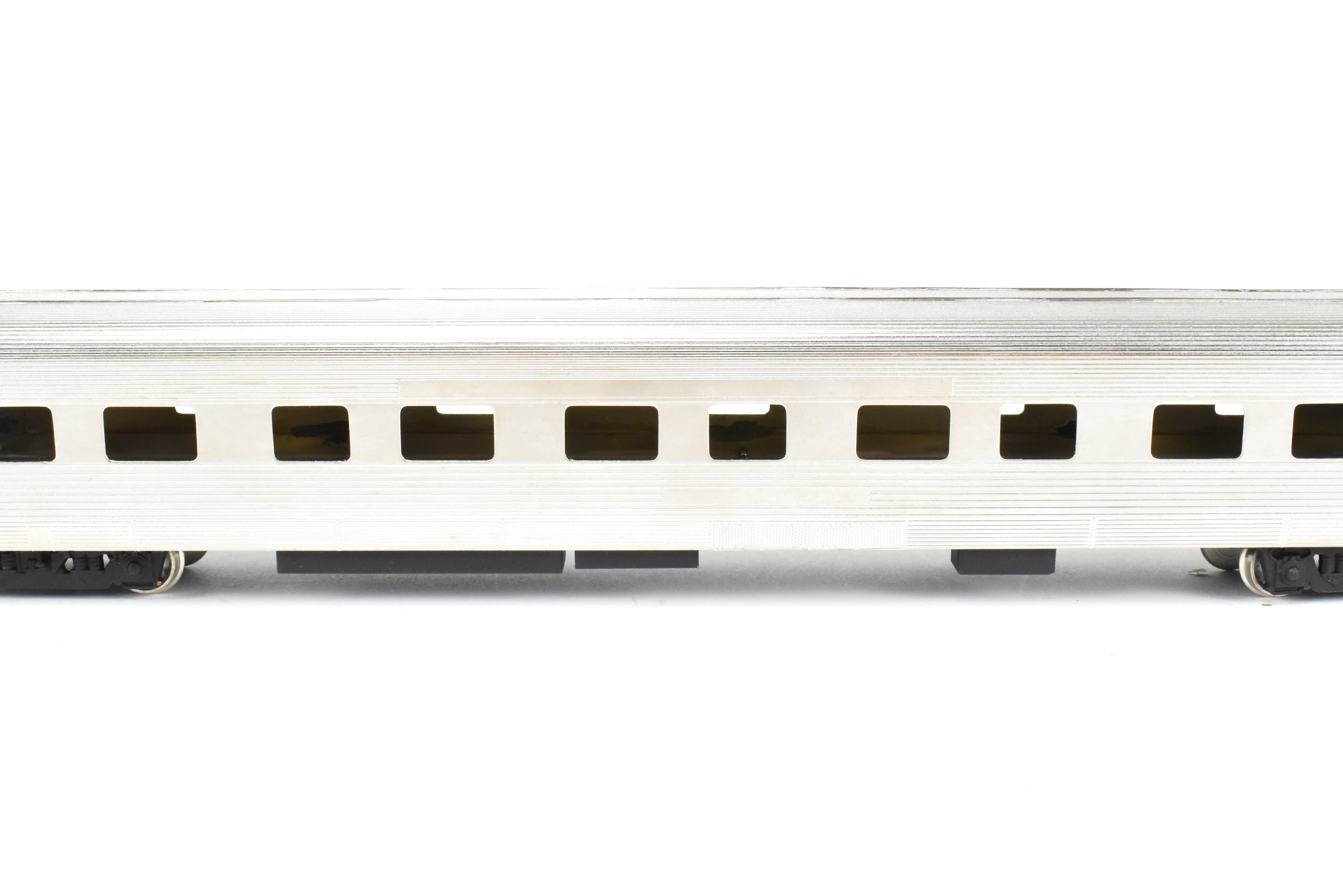 HO Scale Brass NPP Nickel - Plated California Zephyr Pullman Roomette Sleeper Set