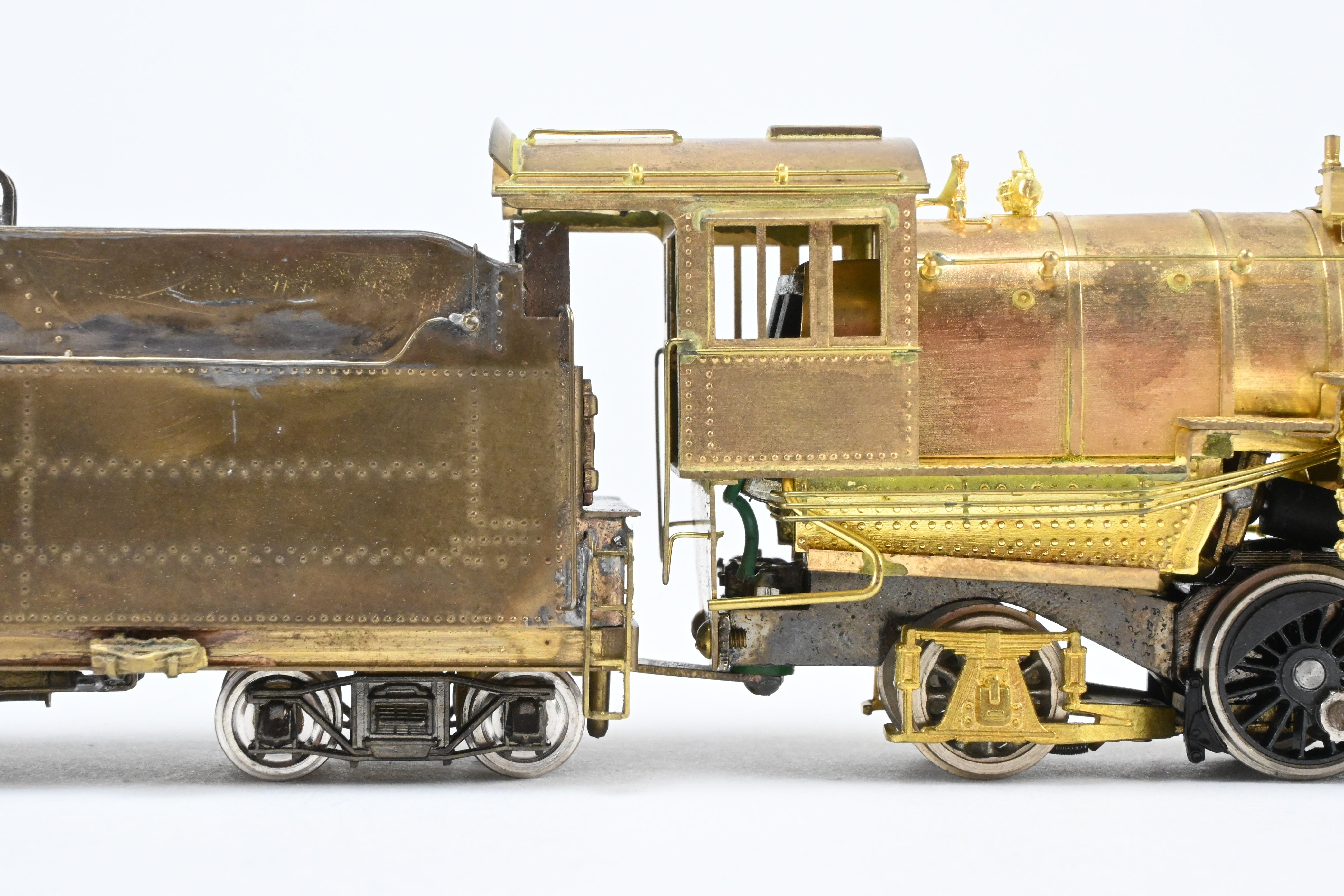 HO Scale Brass LMB Models CB&Q - Burlington Route 2-8-2 O-1A Mikado Steam Locomotive with Custom Tender Crafted by Joe G Collias