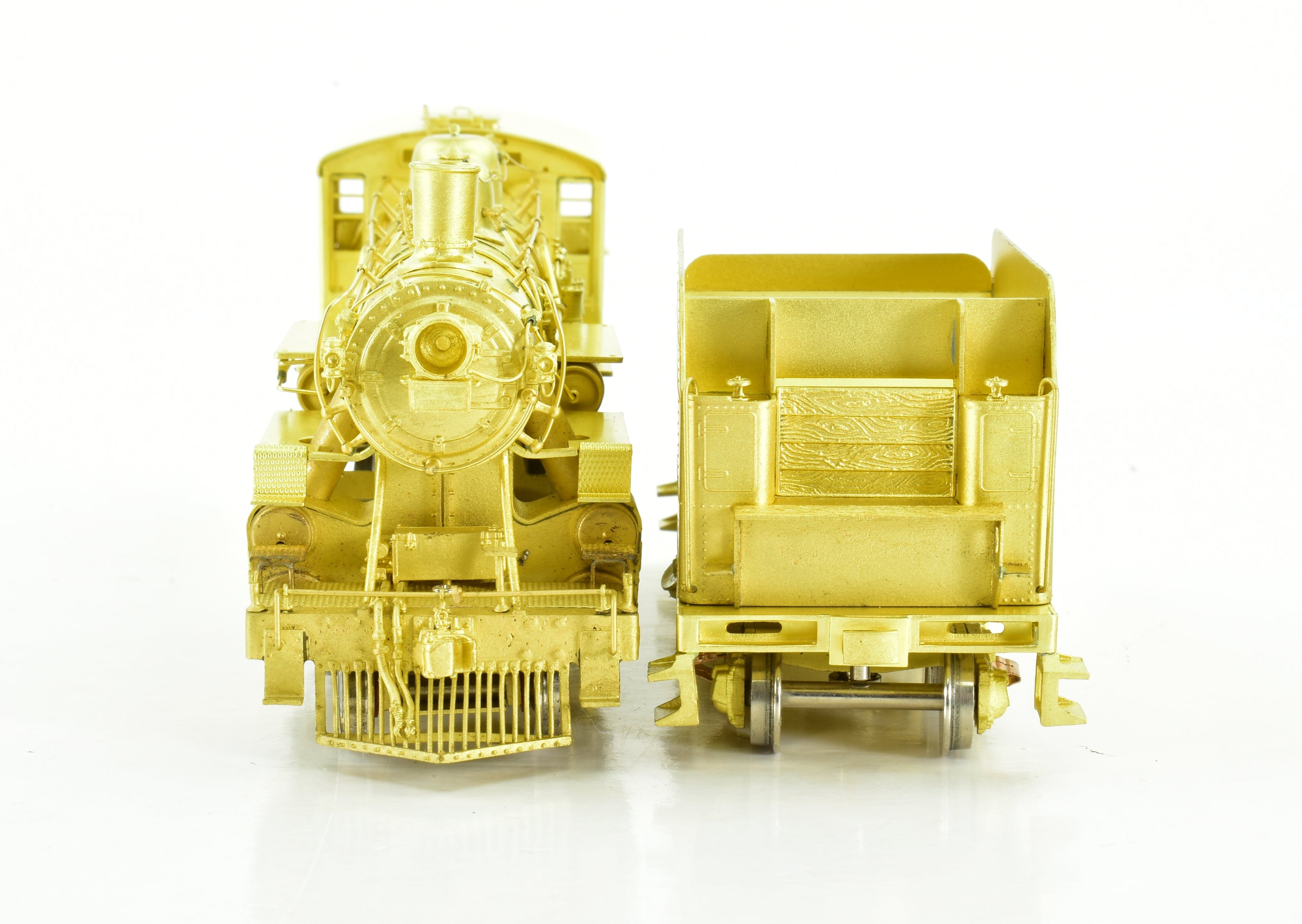 HO Scale Brass Nickel - Plated Steam Locomotive Model: New York Ontario & Western Class E 4 - 6 - 0 by Nickel Plate Products