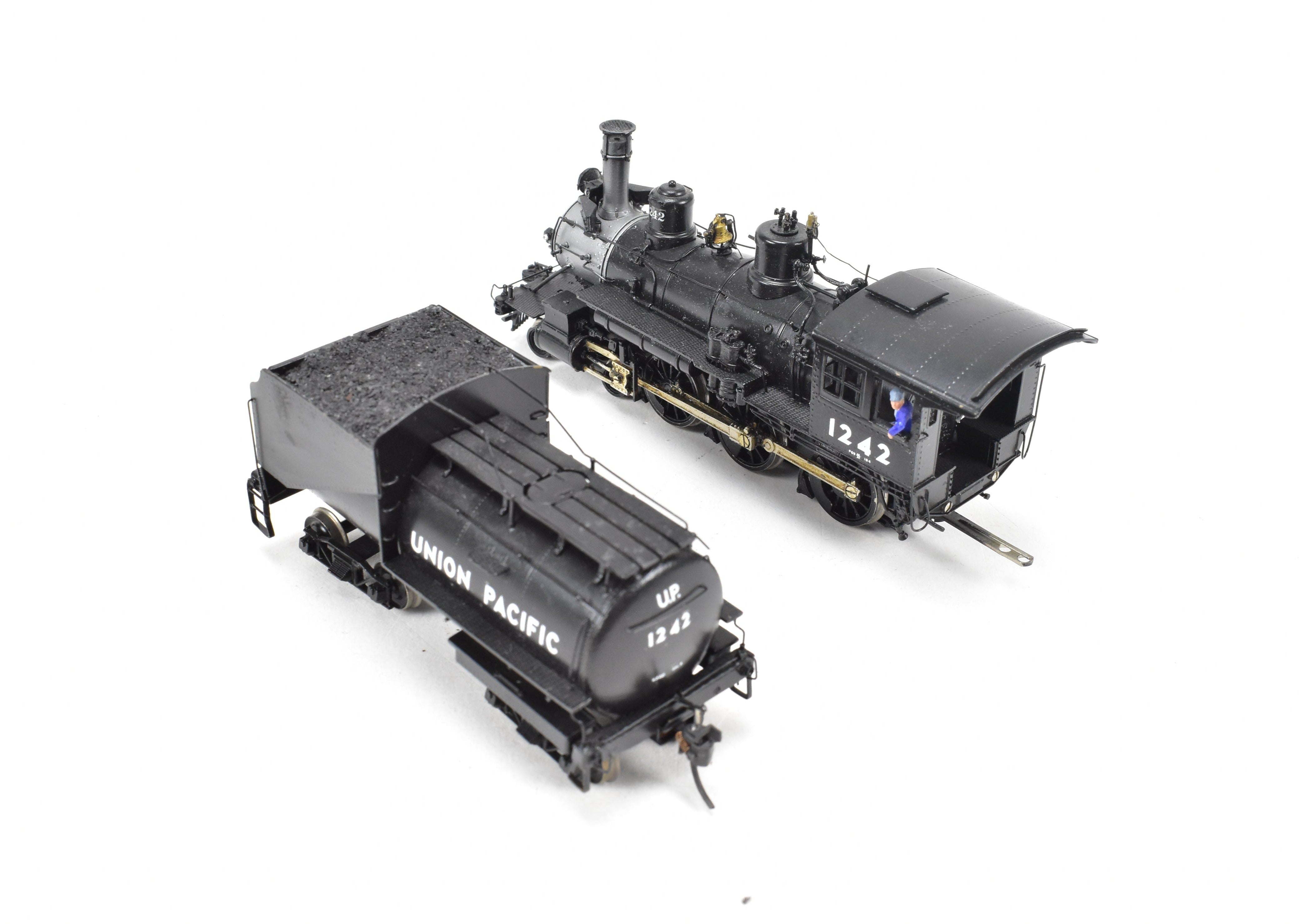 HO Scale Brass Model Train - Sunset Models Union Pacific 4-6-0 Locomotive 1242 in ReBoxx Packaging