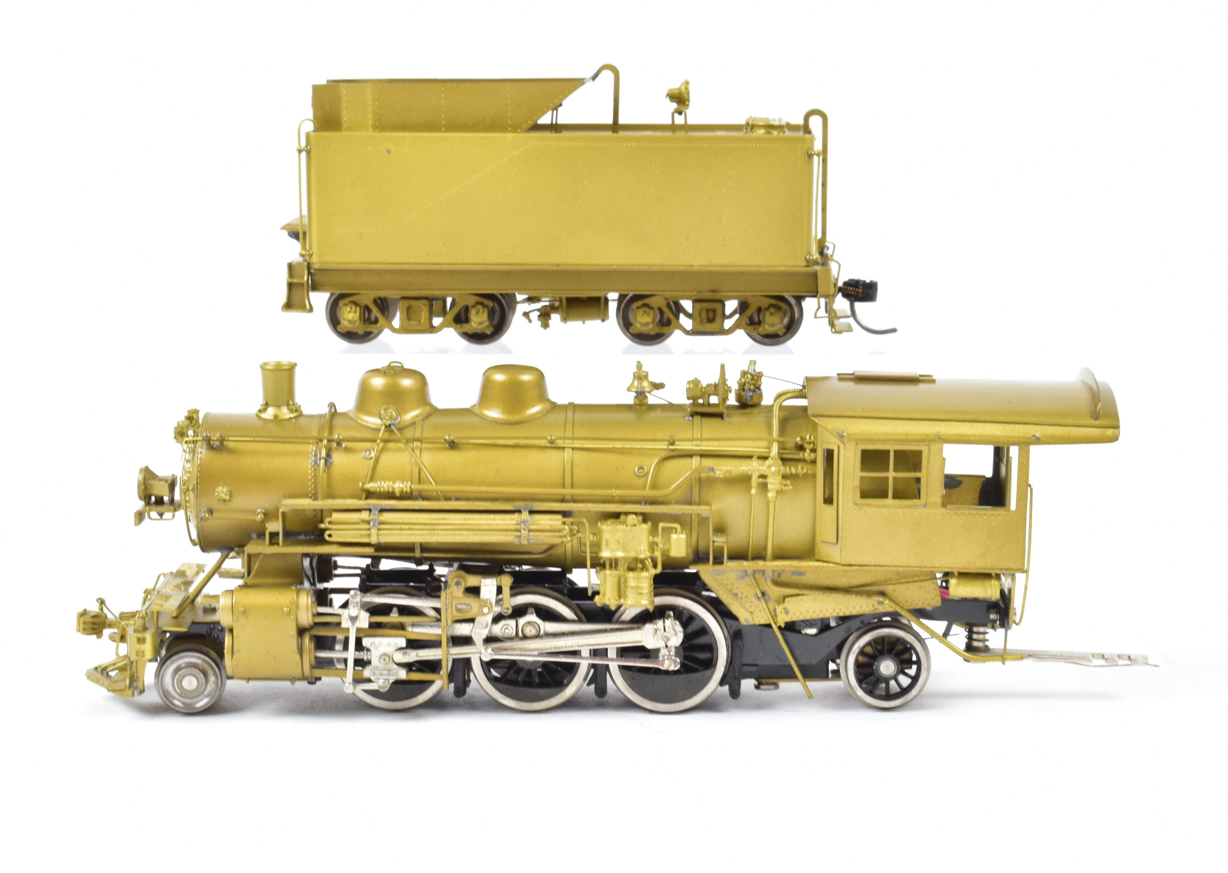 HO Scale Brass Model Train - NorthWest Short Line MILW - Milwaukee Road Class K - 1 2 - 6 - 2 Prairie Locomotive Replica