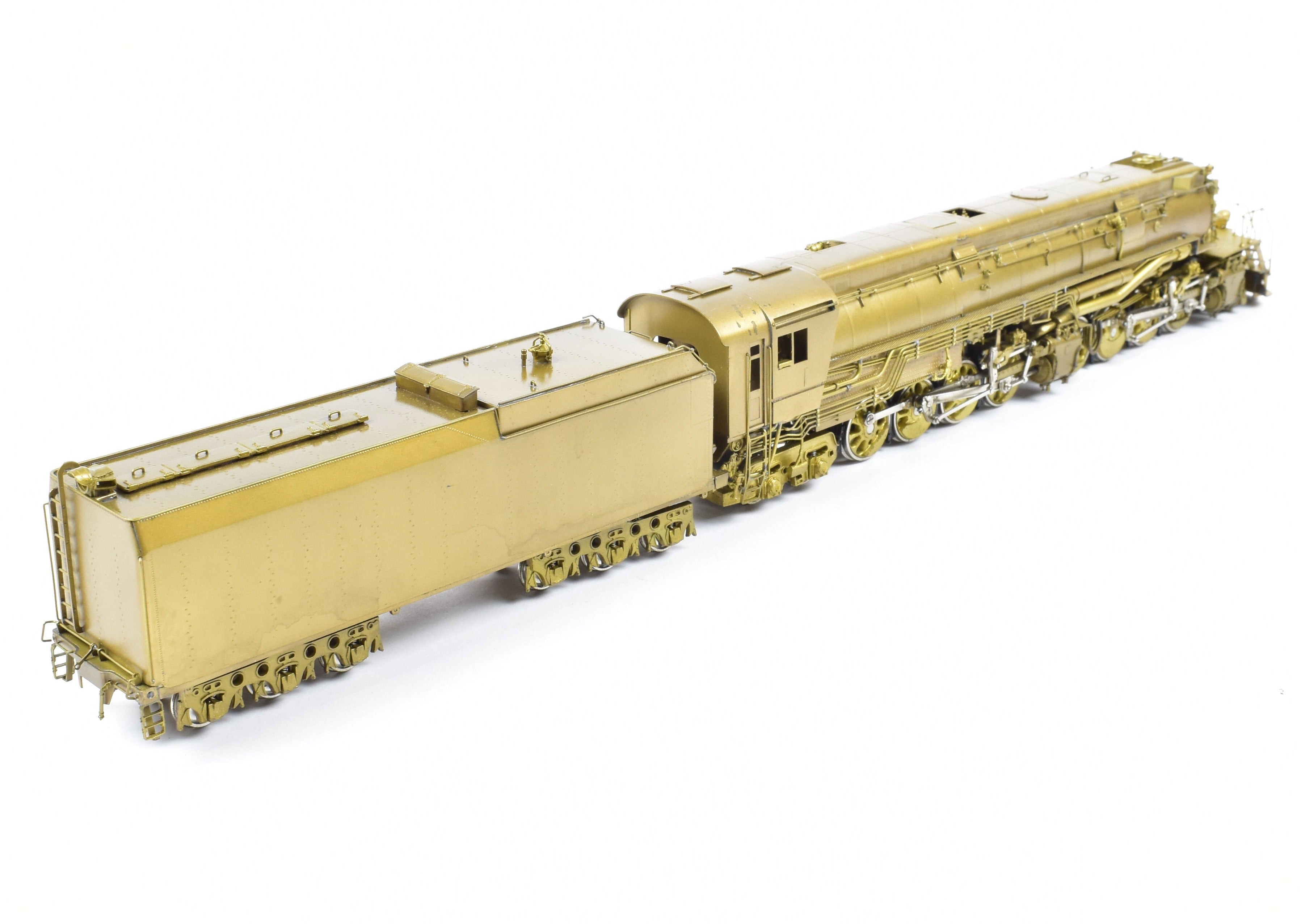 HO Scale Brass Model Train - Sunset Models' Southern Pacific AC - 9 2 - 8 - 8 - 4 Yellowstone in Yellow Color
