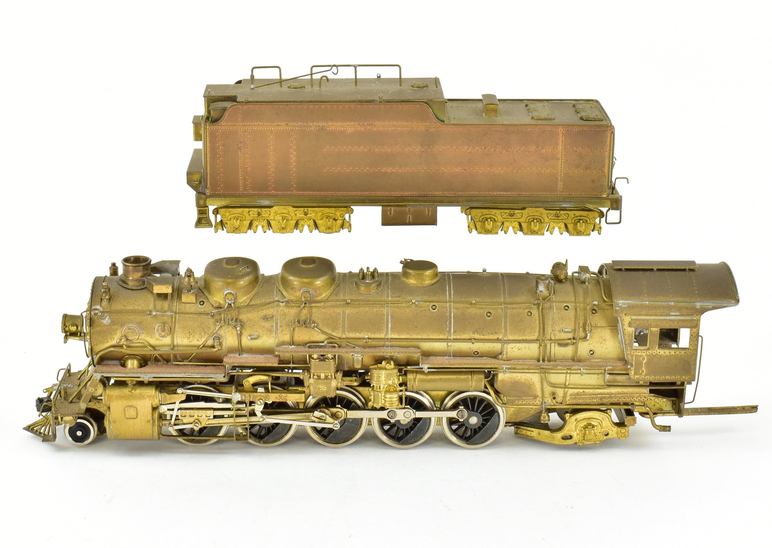 High - Quality HO Brass PFM United ATSF Santa Fe 2 - 10 - 2 Model
