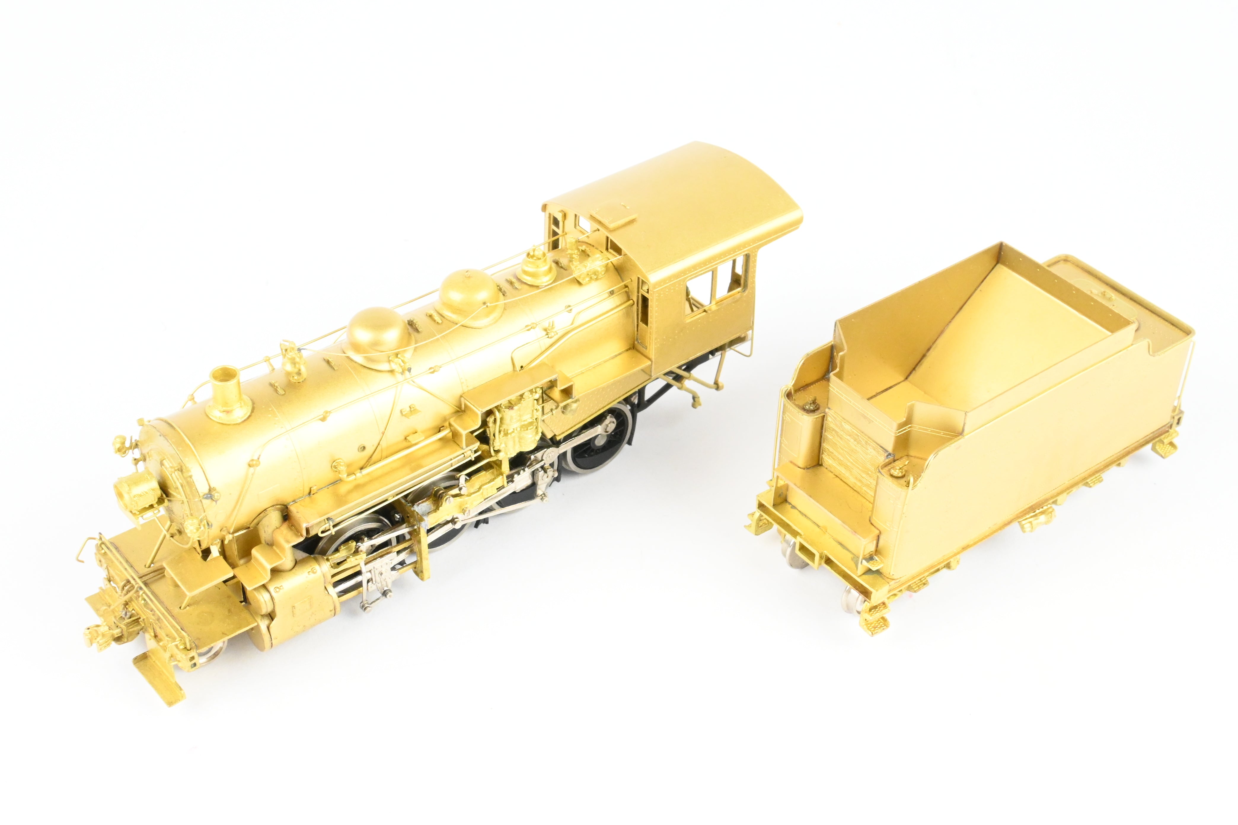 HO Brass NYO&W 2-8-0 Class W-1 Nickel Plated Locomotive with Side Air Pumps