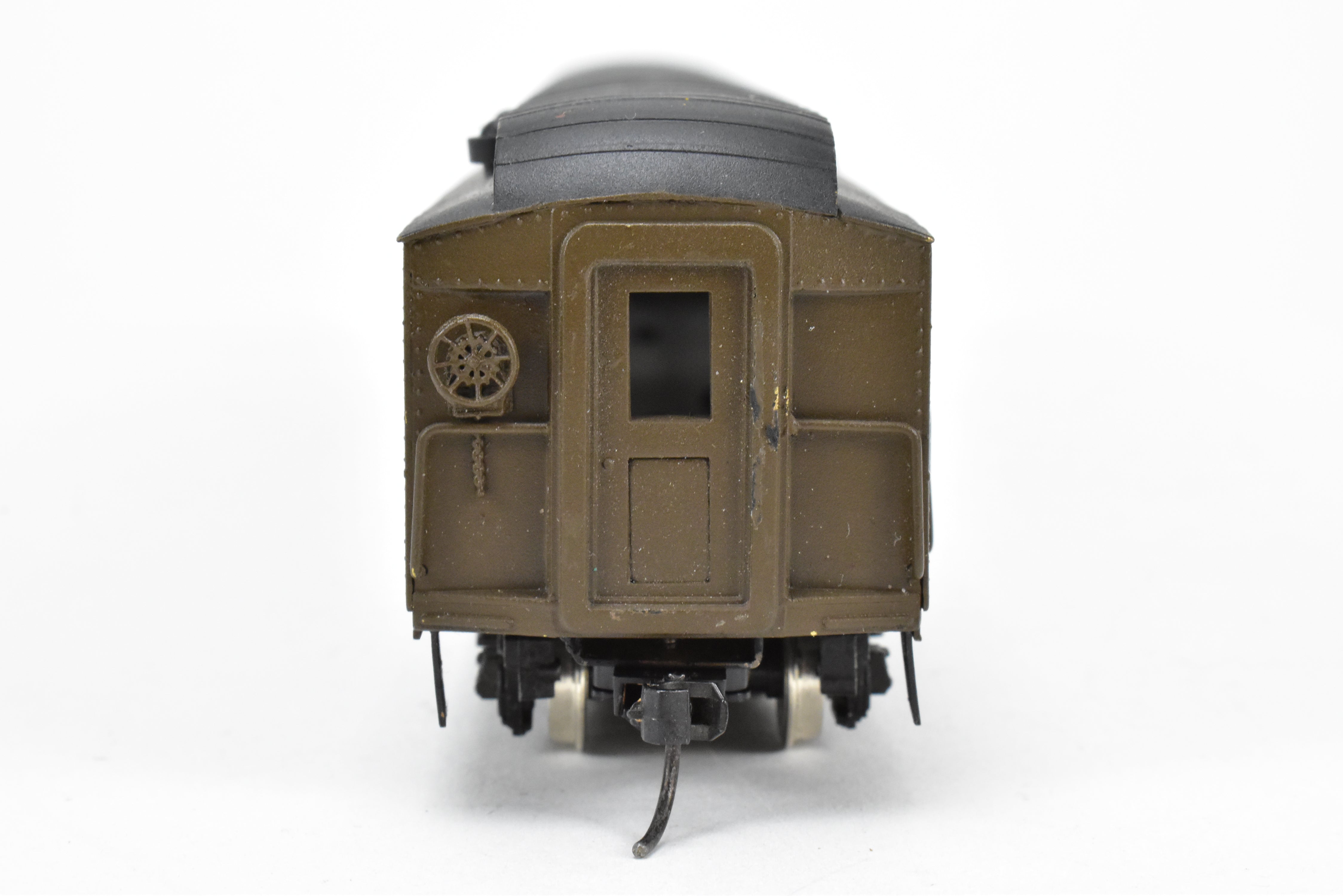 Custom Painted HO Scale Brass Lambert AT&SF Santa Fe Cafe Lounge Observation Car #1514 with Incorrect Box