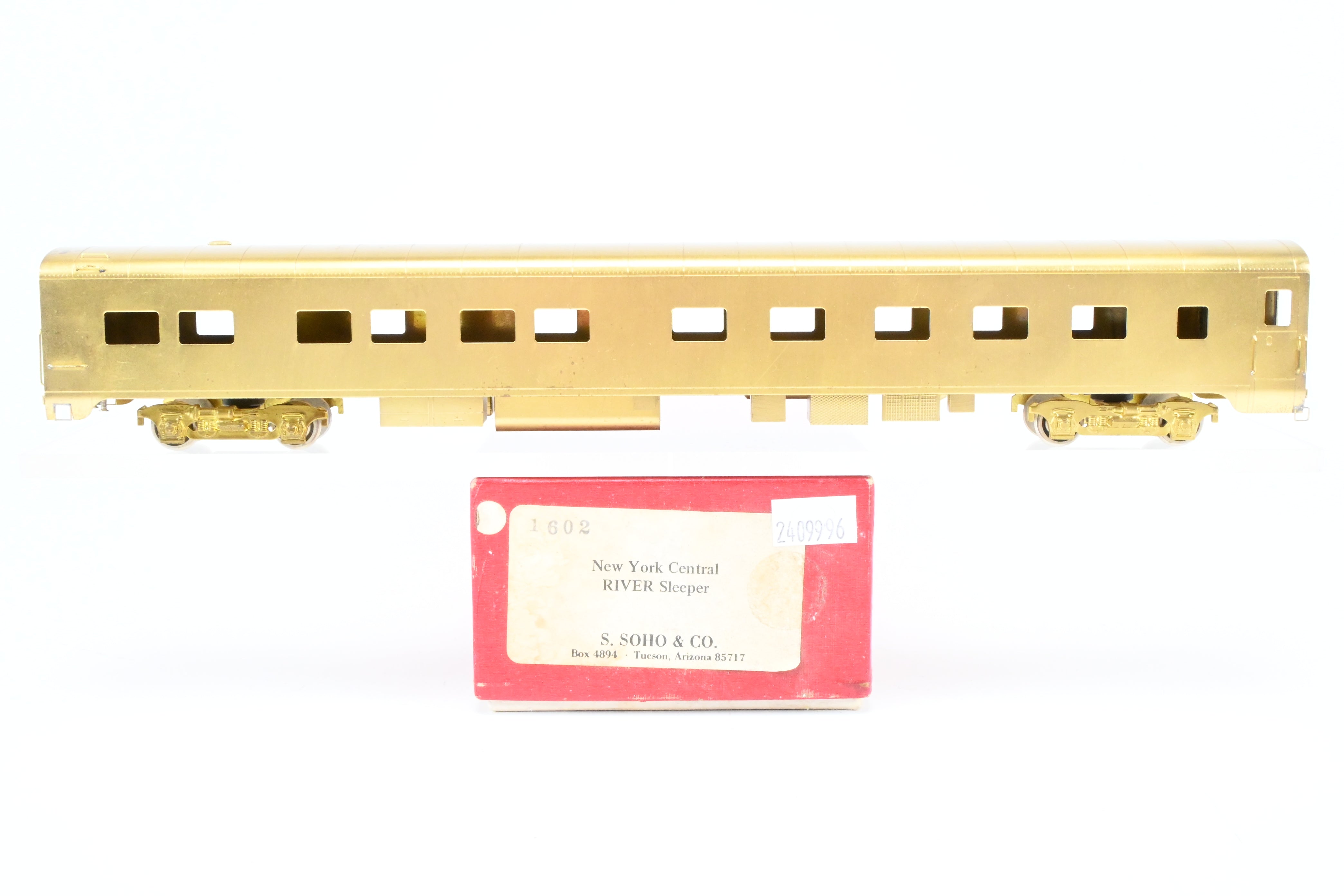 HO Scale Brass New York Central River Series 10-6 Sleeper Car by Soho