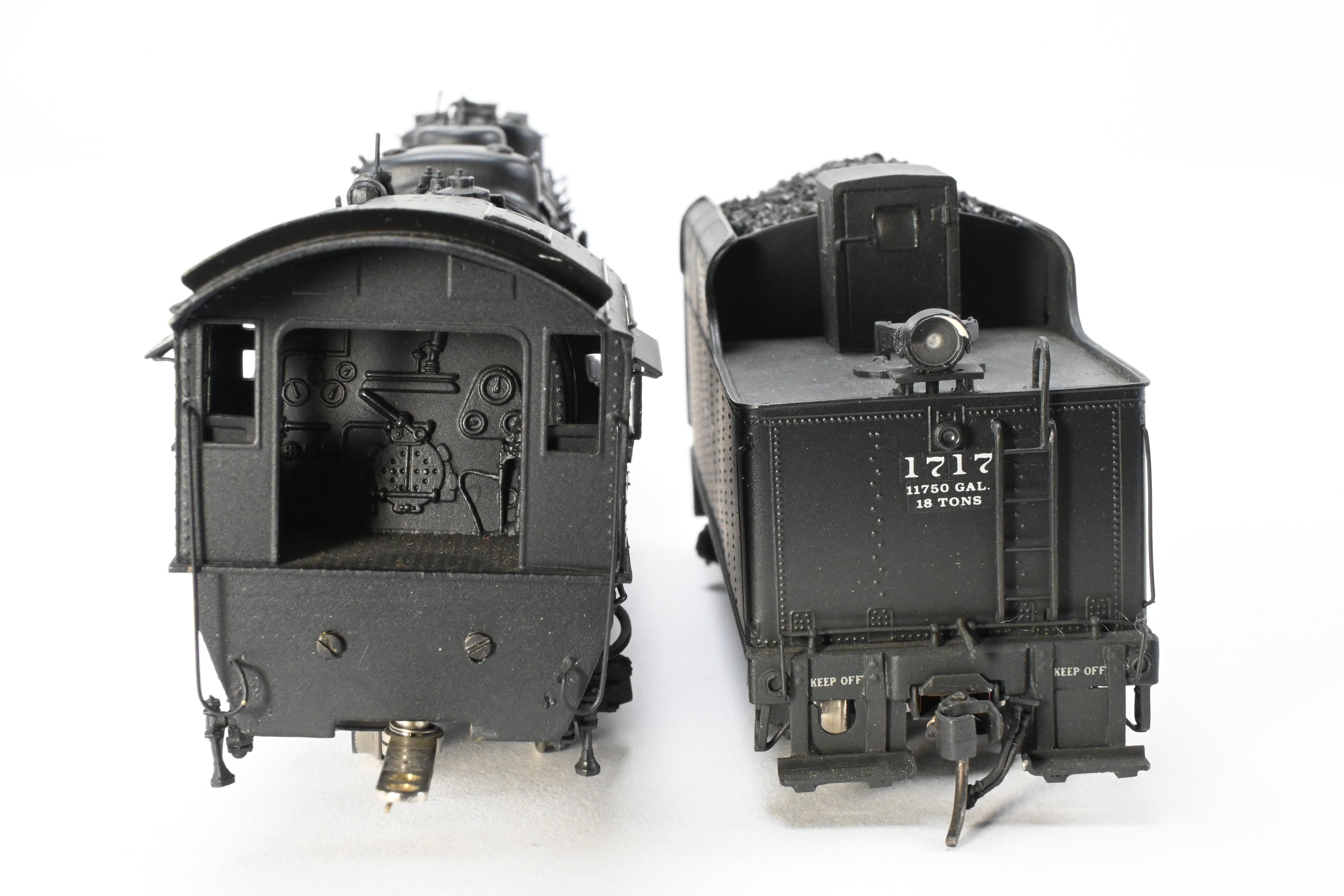 HO Scale Brass Sunset Model Missouri Pacific 2-10-2 Steam Locomotive with Custom Modifications to MP #1717, Professionally Painted by Don J. Worth and Modified by Renowned Author and Modeler Joe G. Collias