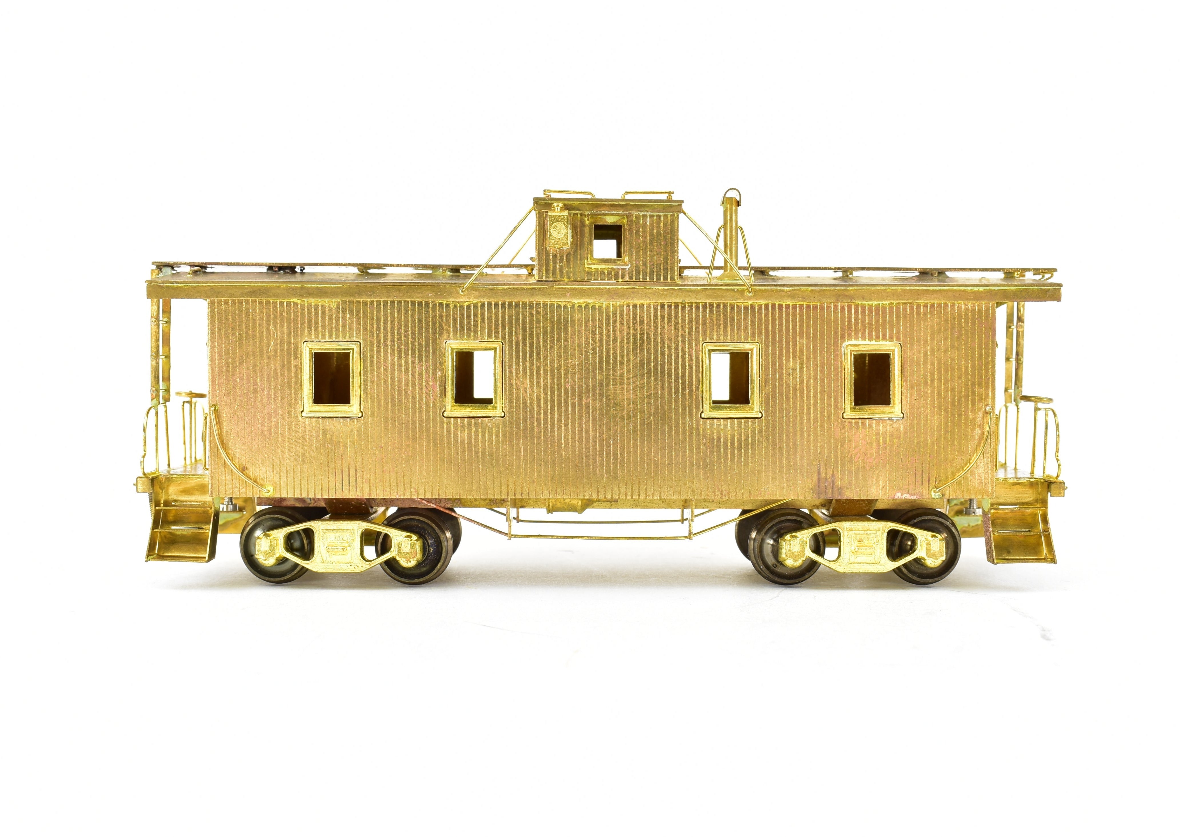 HO Scale Brass Nickel Plate Products (NPP) and Nickel Plate Road (NKP) Wood Caboose Model