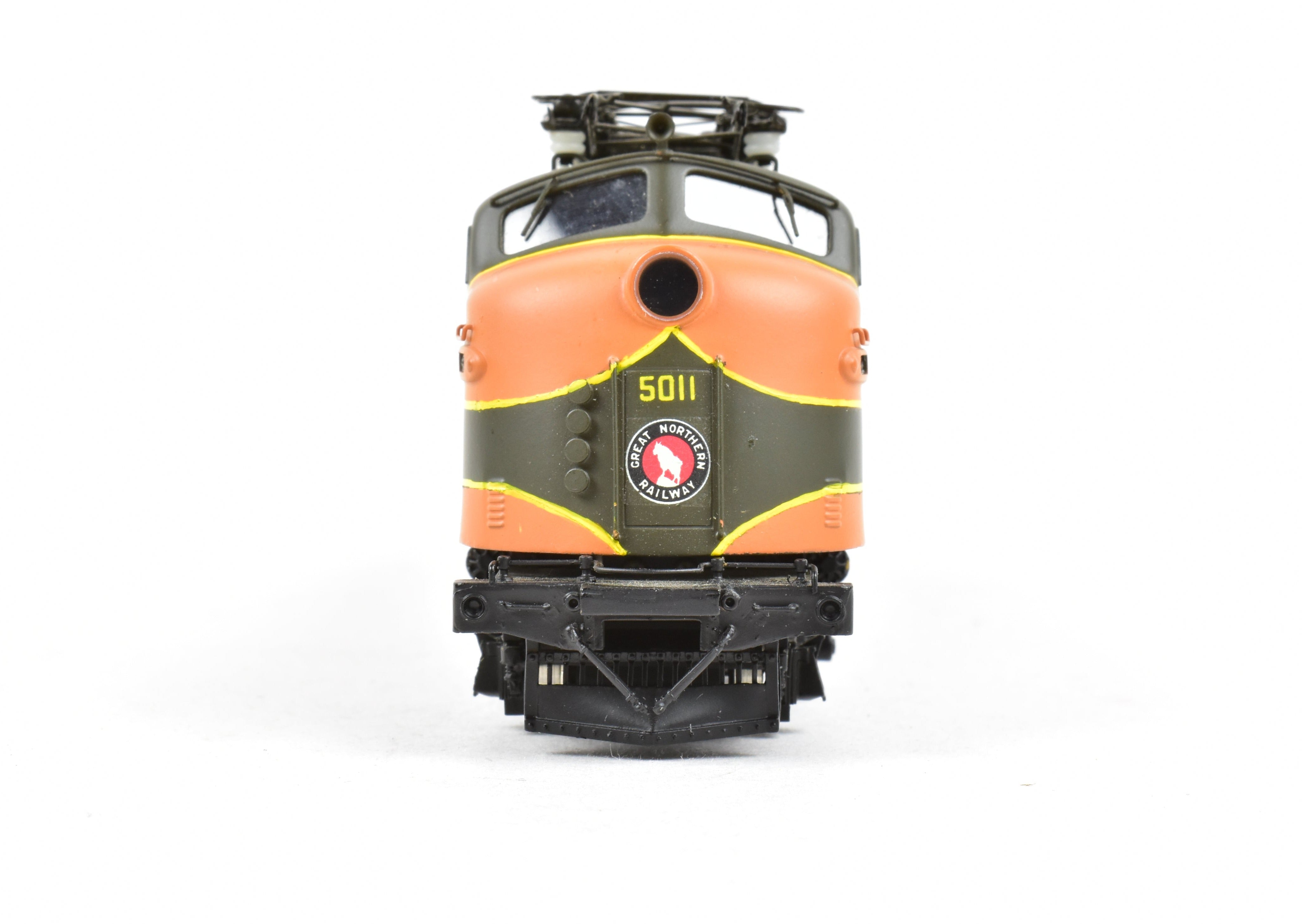 HO Scale Custom Brass Great Northern Class Y - 1 FT Electric Locomotive, Factory - Painted and Professionally Crafted by Kumata in Japan