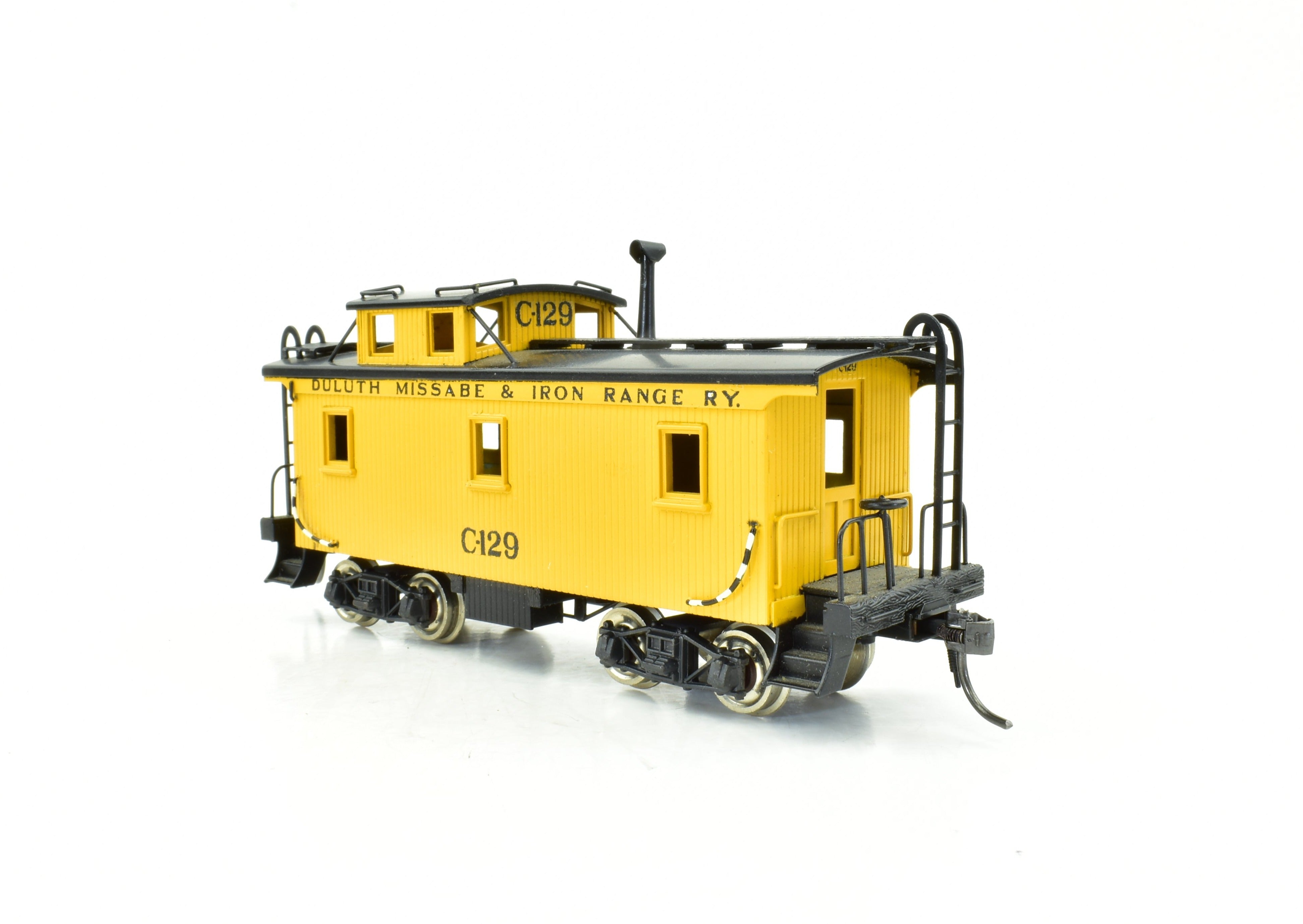 HO Scale Brass PFM - Tenshodo Duluth Missabe & Iron Range Factory - Painted Caboose Model for Model Trains