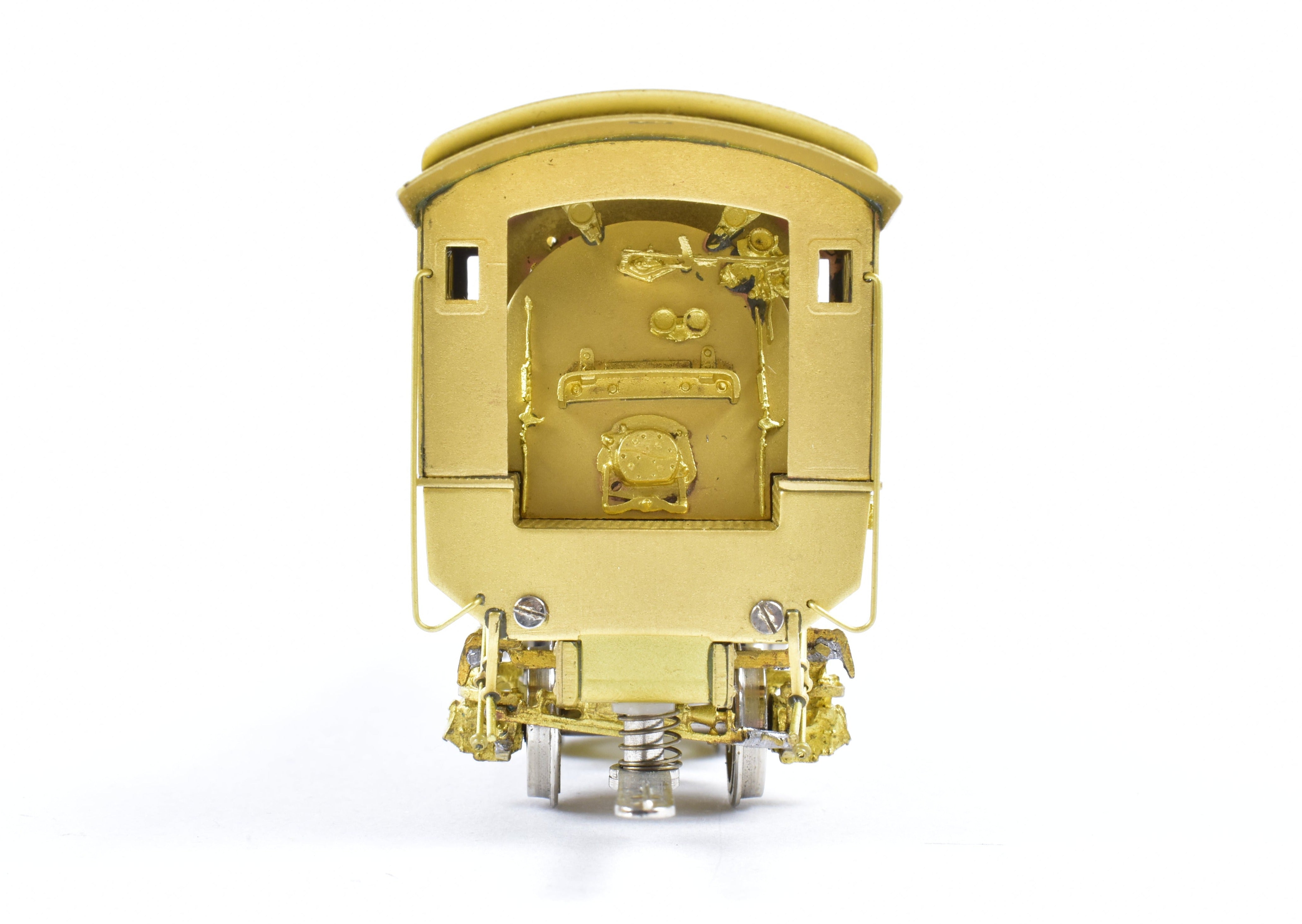 HO Scale Brass Nickel - Plated Model Train: Chicago & North Western Class E 4 - 6 - 2 Pacific Locomotive by NPP (Nickel Plate Products)