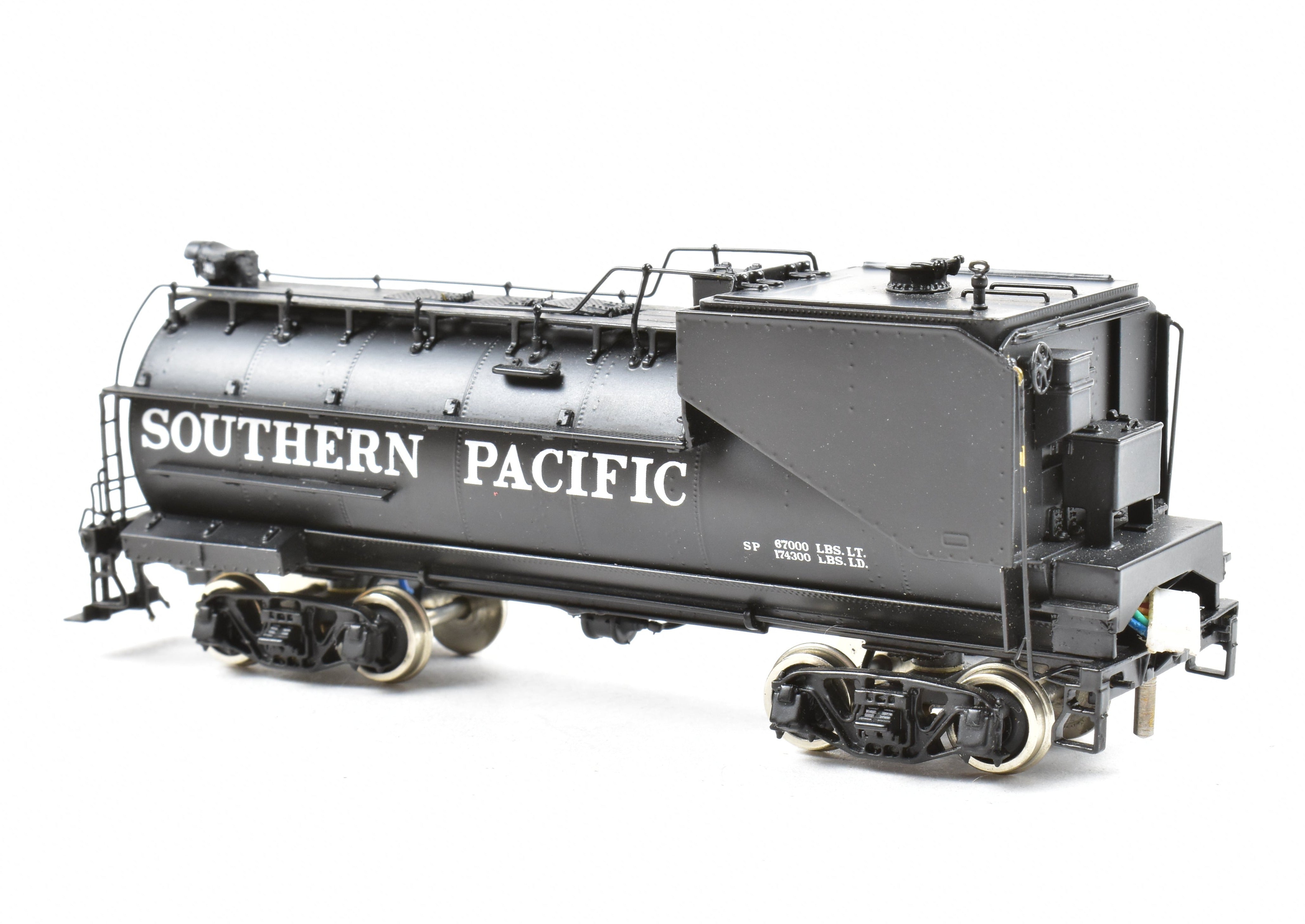 HO Scale Brass Sunset Models SP - Southern Pacific 100-C-3/4 Tender Only with Non - Original Box, Sold As - Is Condition