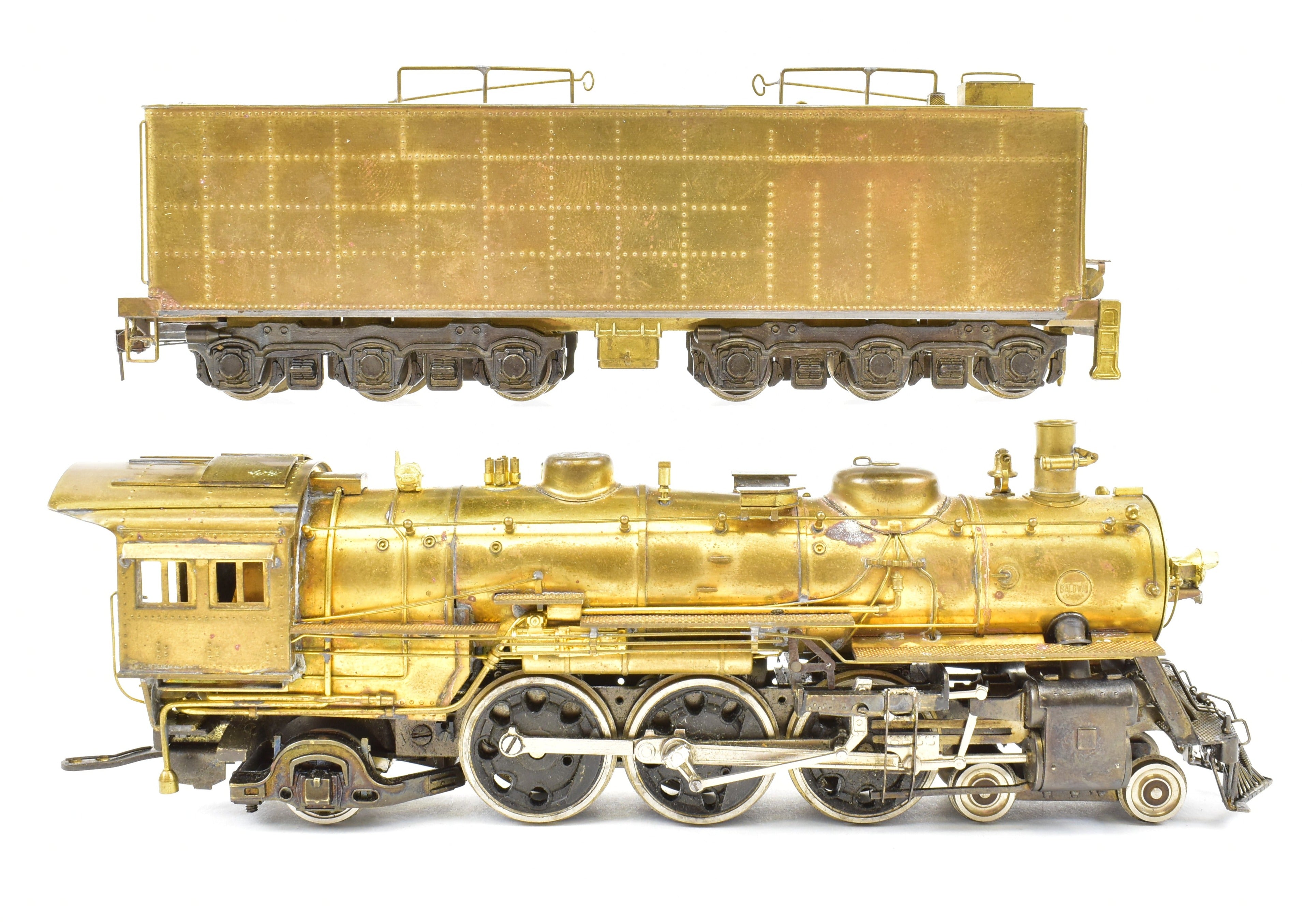 HO Scale Brass Max Gray ATSF - Santa Fe 4-6-2 Heavy Pacific Model Train