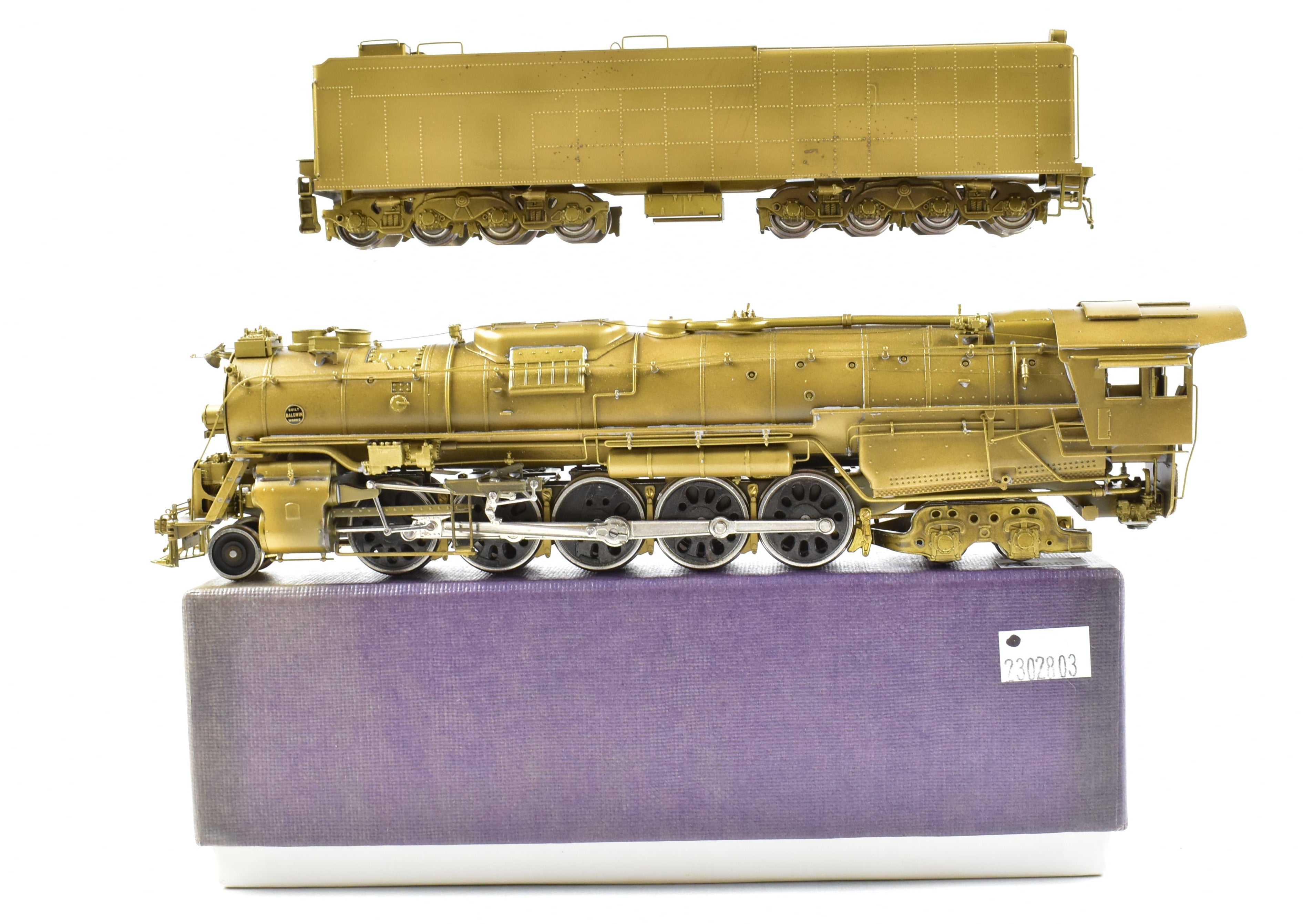 1982 HO Brass PFM - United ATSF Santa Fe 2-10-4 Late Version #5020 in ReBoxx