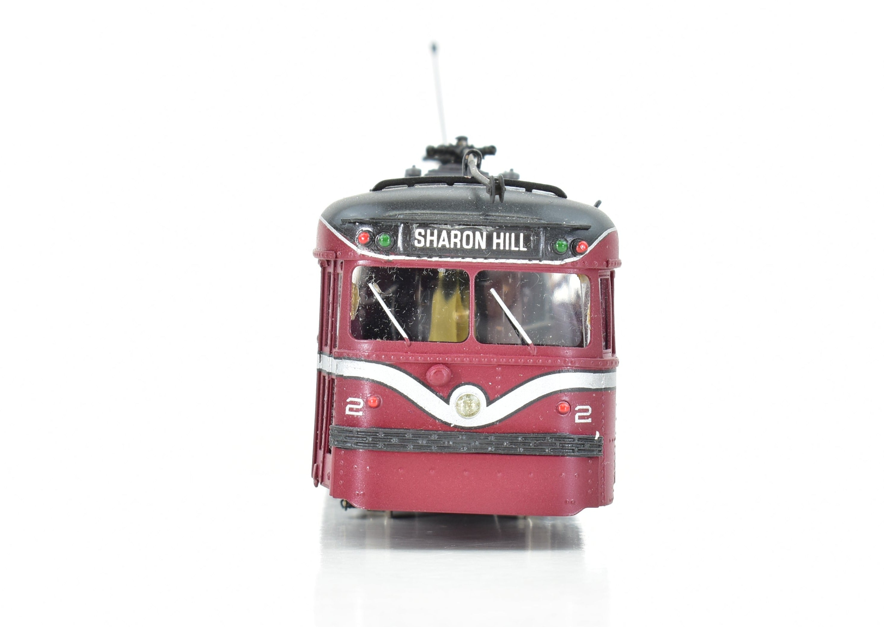 High - Quality HO Scale Brass MTS Imports Philadelphia Suburban Transportation Brilliner Interurban Model Train, Car Number CP #2